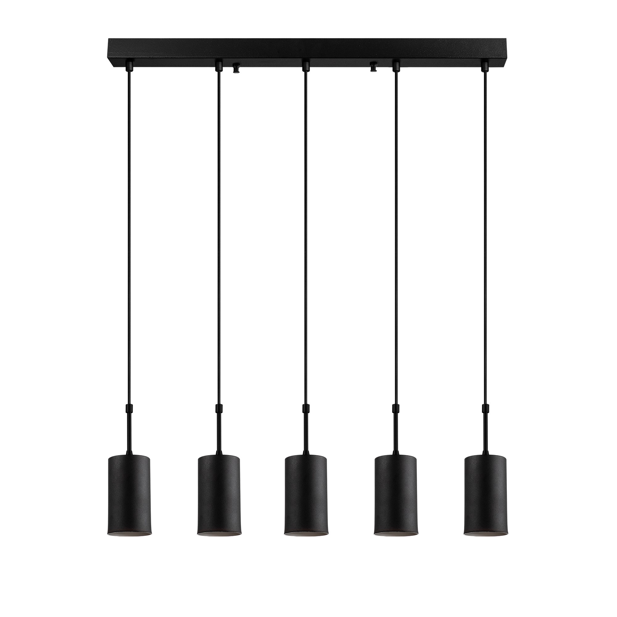 Metal Sıvama 5Li Sıralı Sarkıt Pütürlü Siyah Sılındırkem-Asr-005