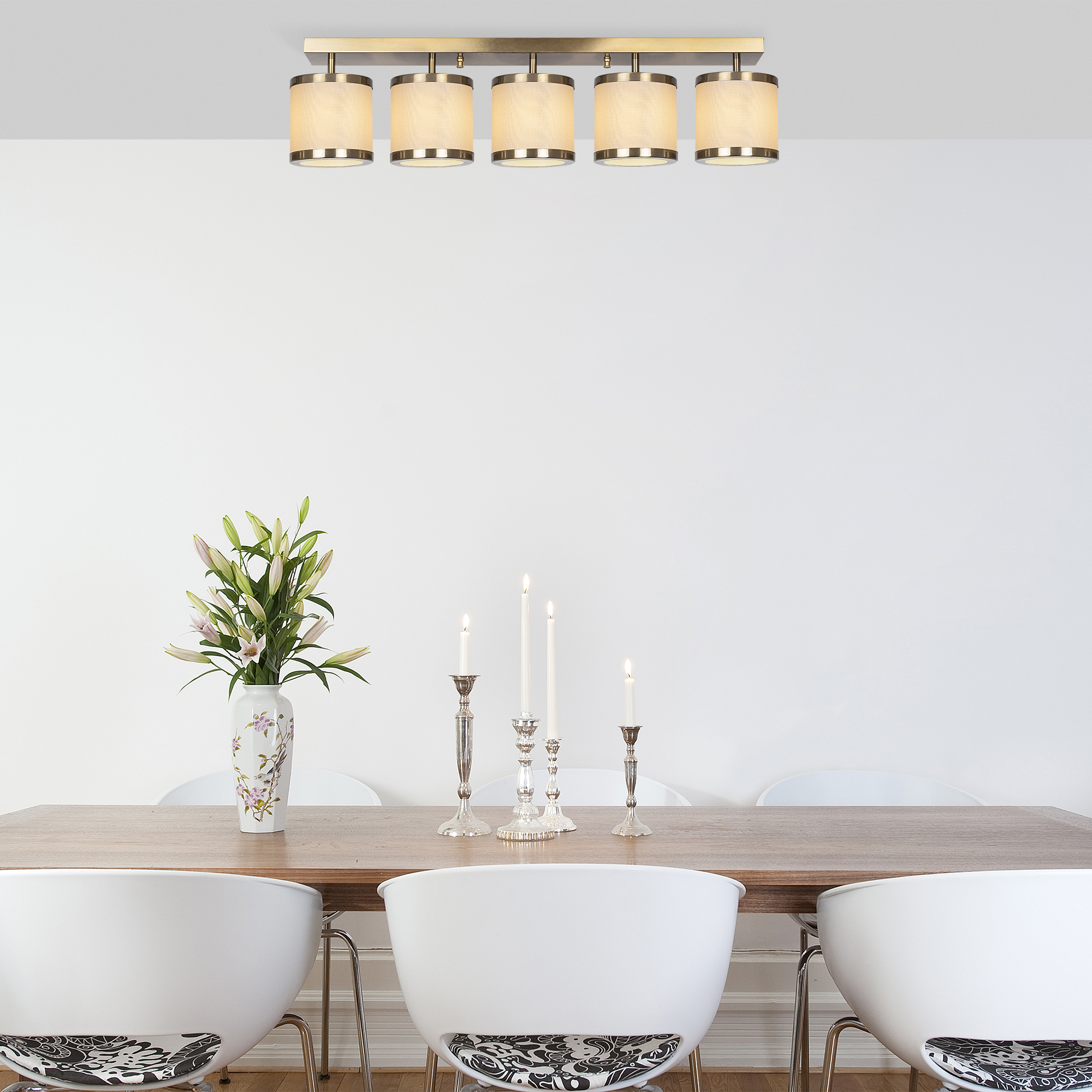 Abajur Başlıklı 5Li Plafönyer Eskitme Way-11640