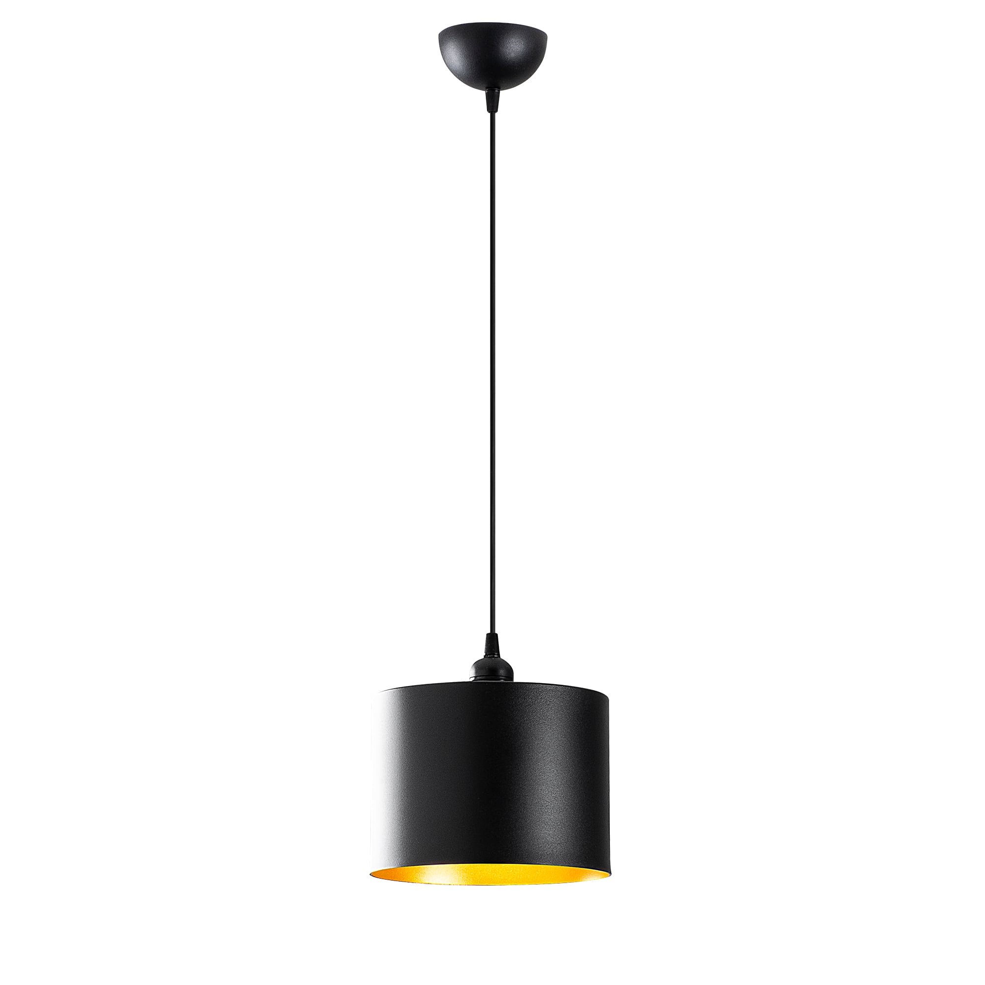 Metal Sıvama Tekli Sarkıt Pütürlü Siyah Duz-195Black-1
