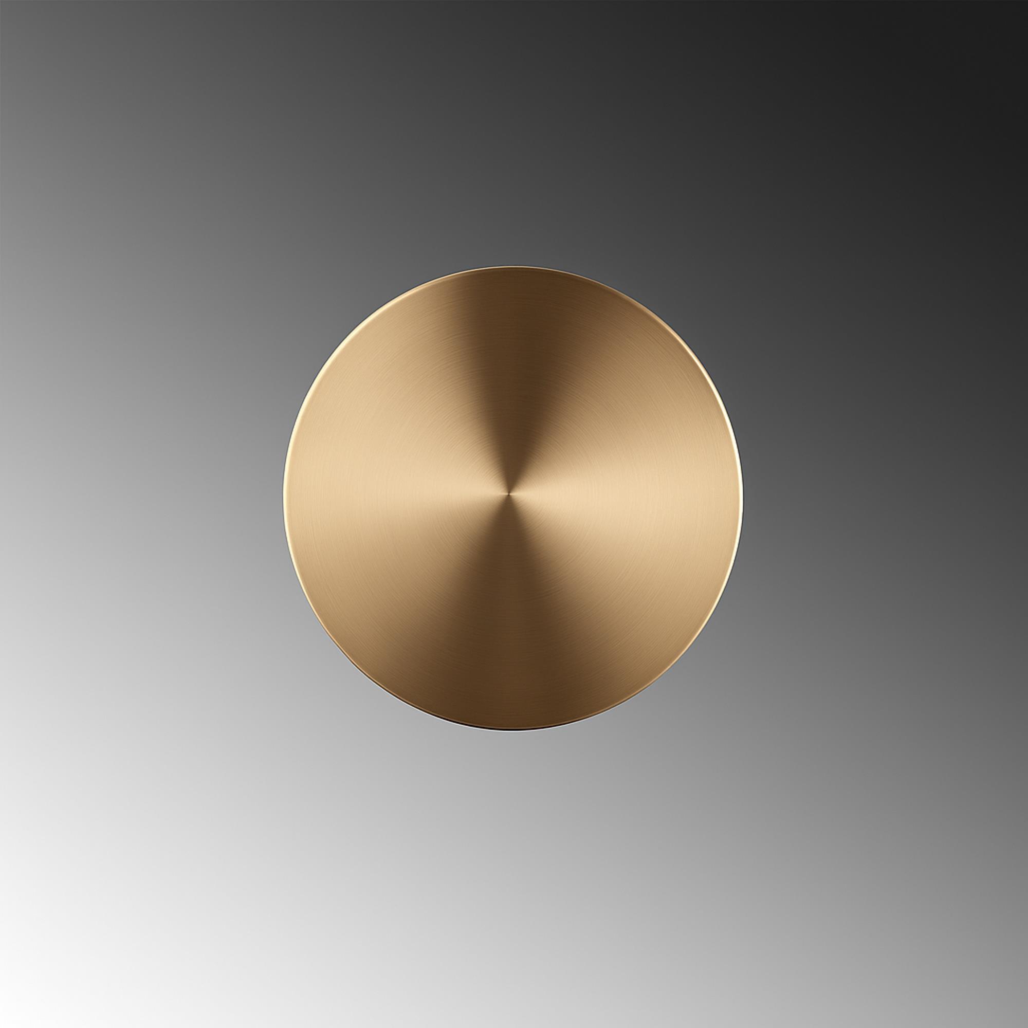 Aura Ledli Metal Sıvama Tekli Duvar Aplik Çap 15 cm,Eskitme Altın,Ambiyans Aydınlatma AURA-15520-M