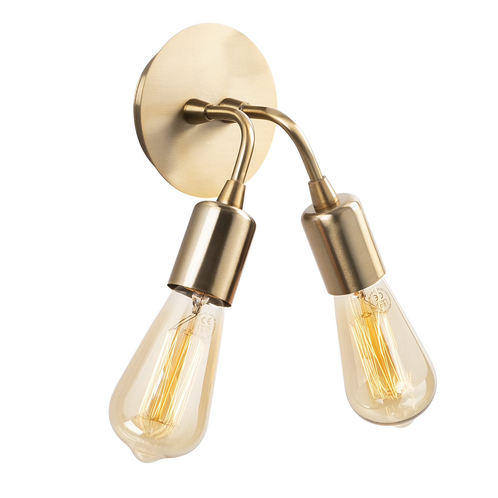 Rustik 2Li Aplik Parlak Gold Harput-N-1332
