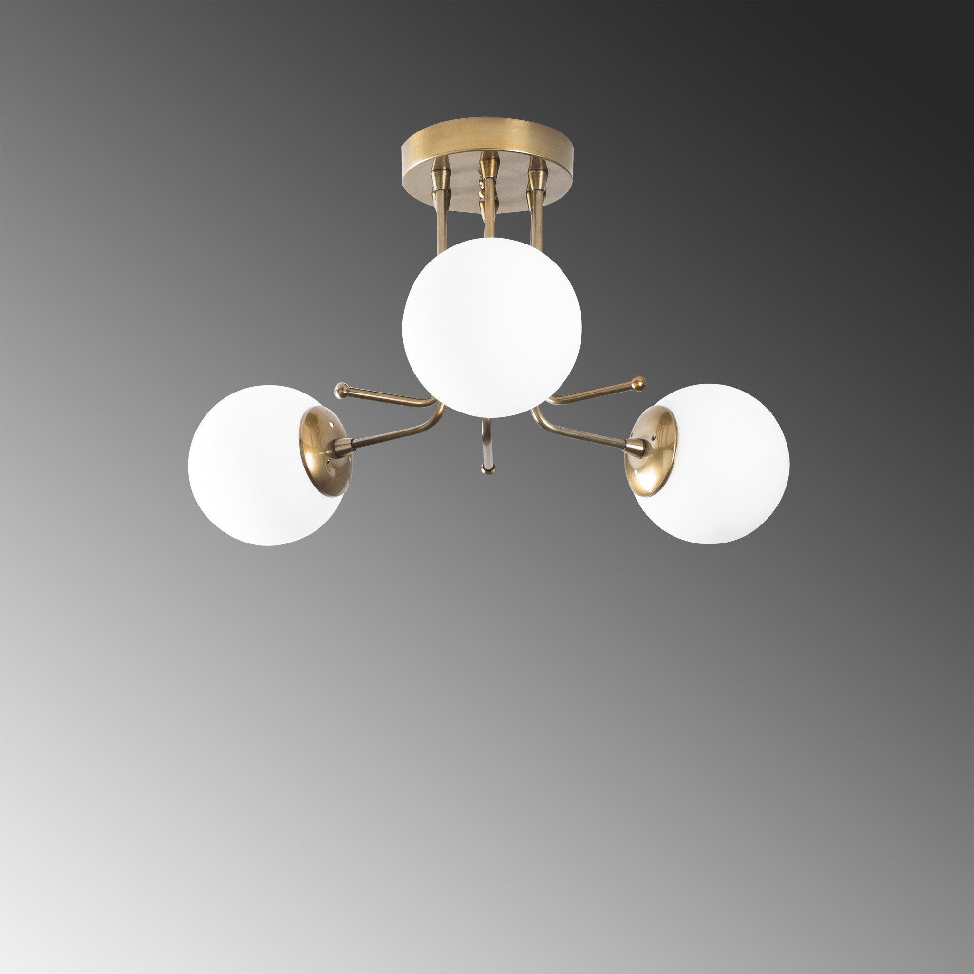 Camlı 3Lü Plafönyer Eskitme Daısy-146-3