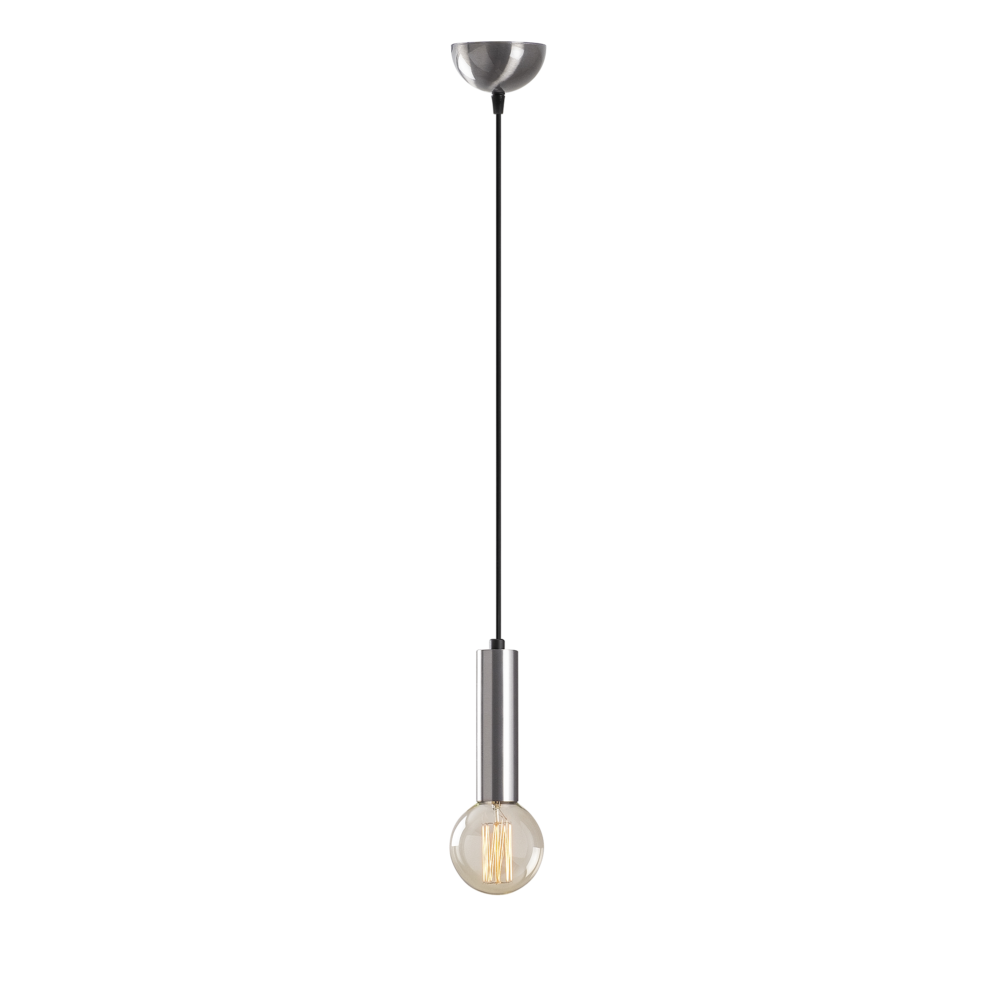 Metal Boru Tekli Sarkıt Parlak Krom Tempo-15-Nus-2082
