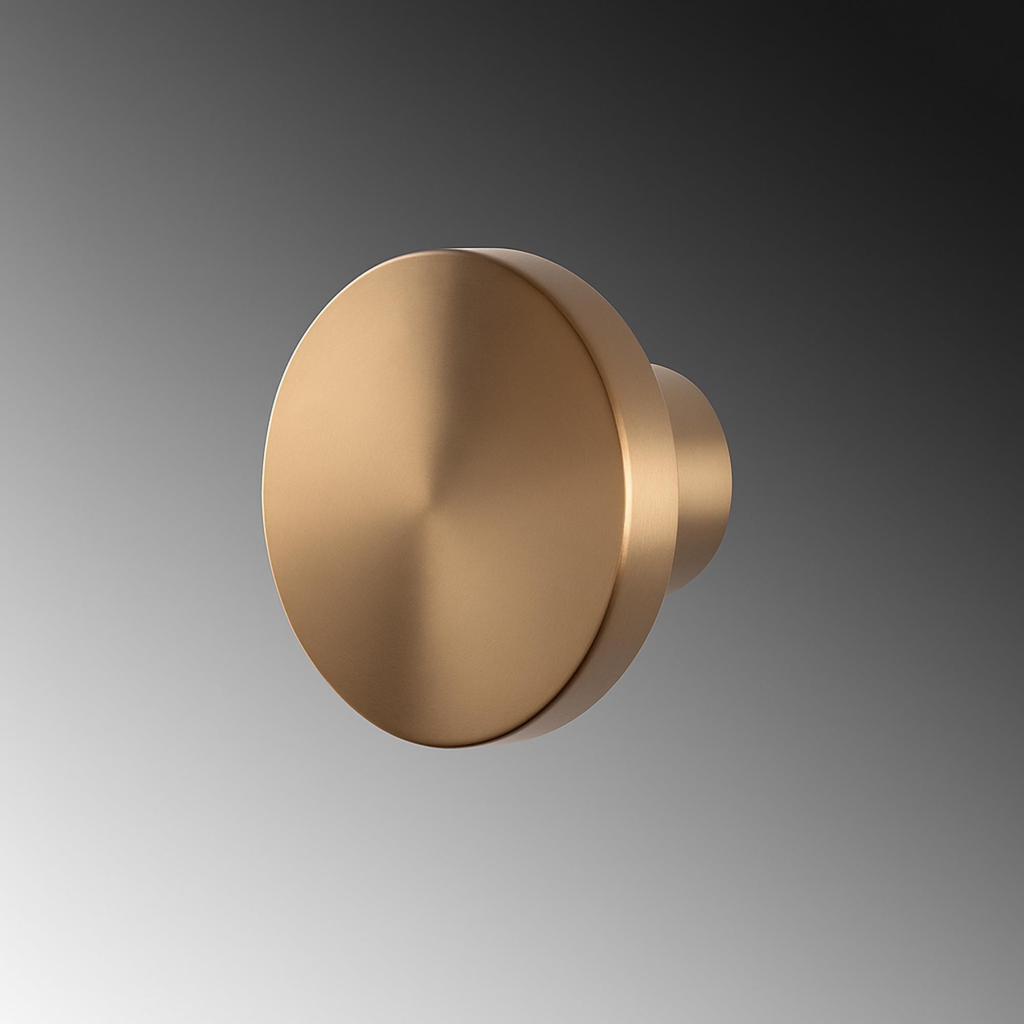 Aura Ledli Metal Sıvama Tekli Duvar Aplik Çap 15 cm,Eskitme Altın,Ambiyans Aydınlatma AURA-15520-M