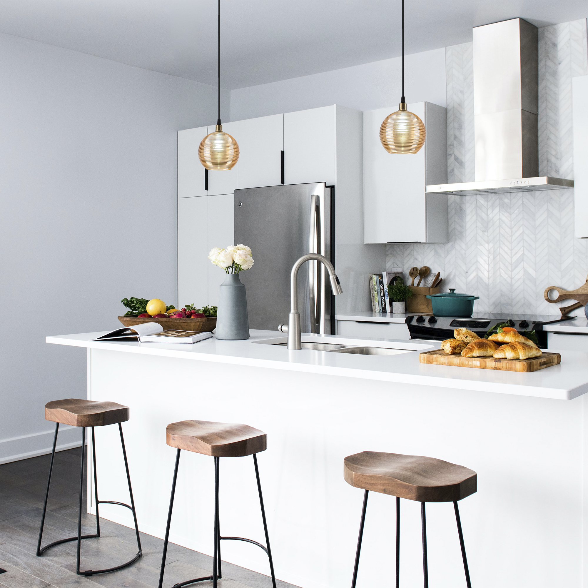 Camlı Tekli Sarkıt Eskitme Muzo-Nus-2135