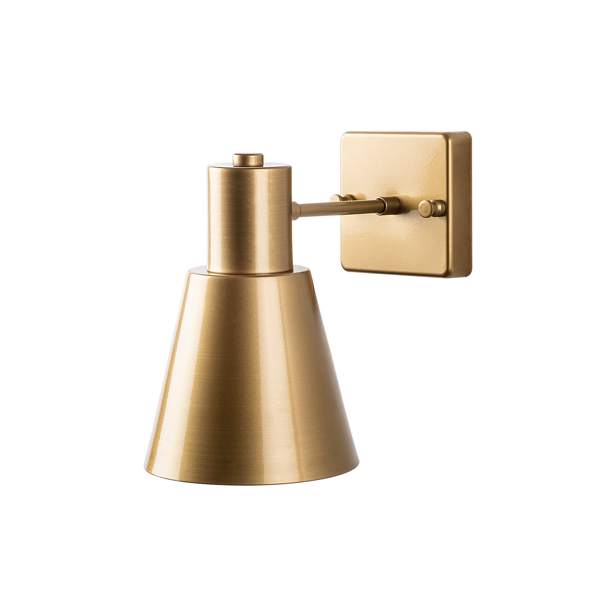 Metal Sıvama Tekli Aplik Parlak Gold Funnel-13091