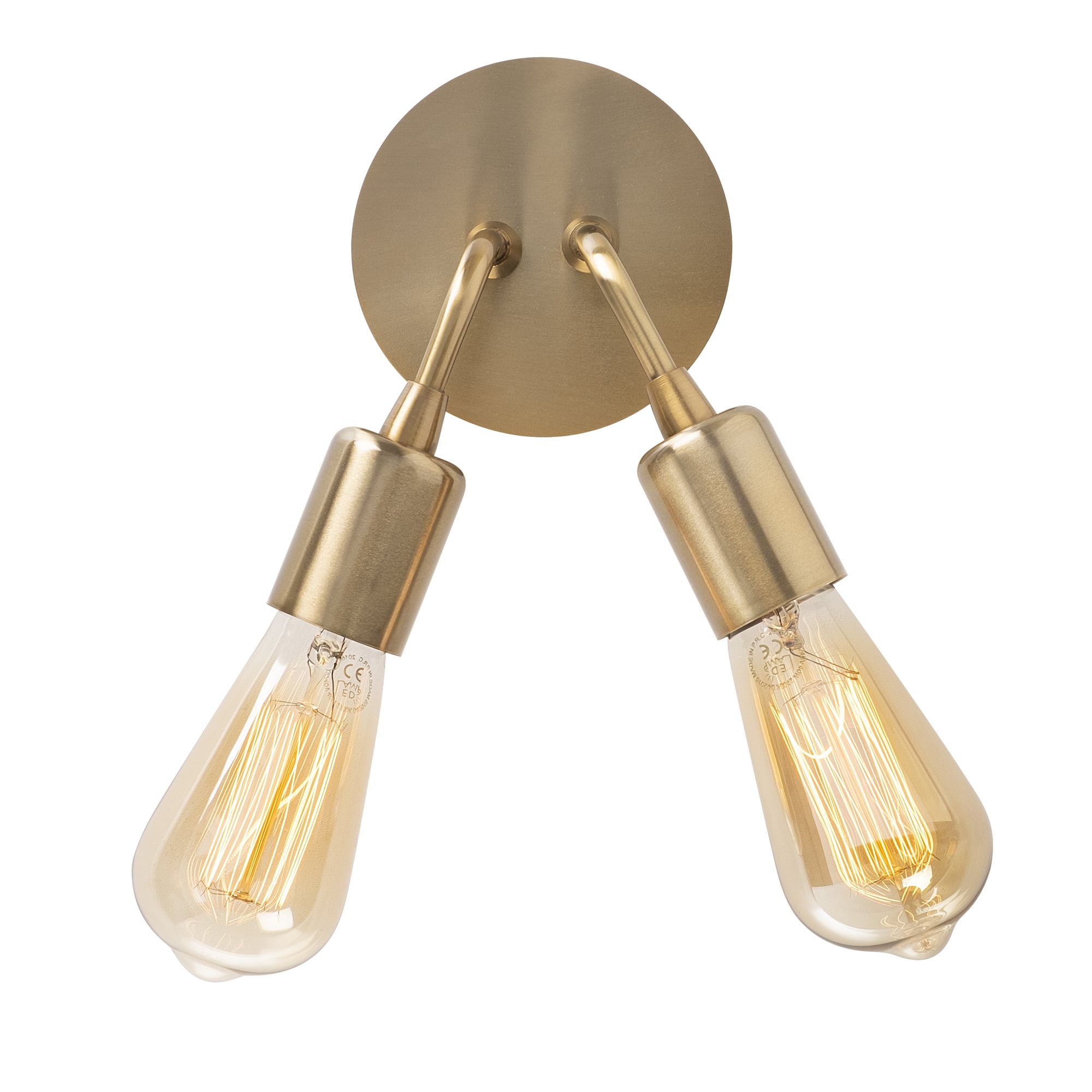 Rustik 2Li Aplik Parlak Gold Harput-N-1332
