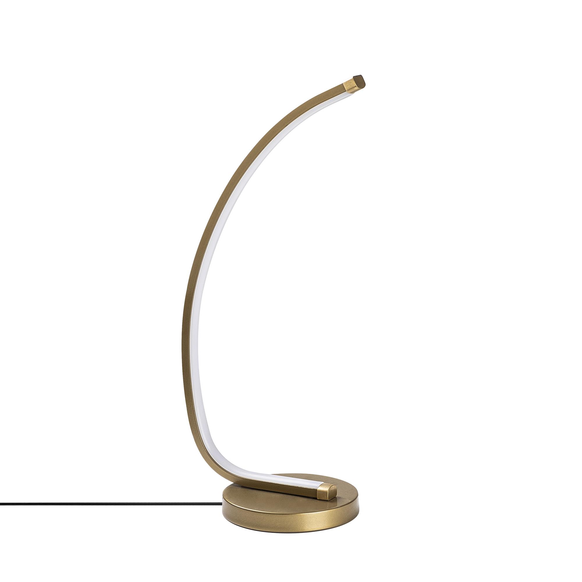 LedLi Masa Lambası Parlak Gold Bevel-13322