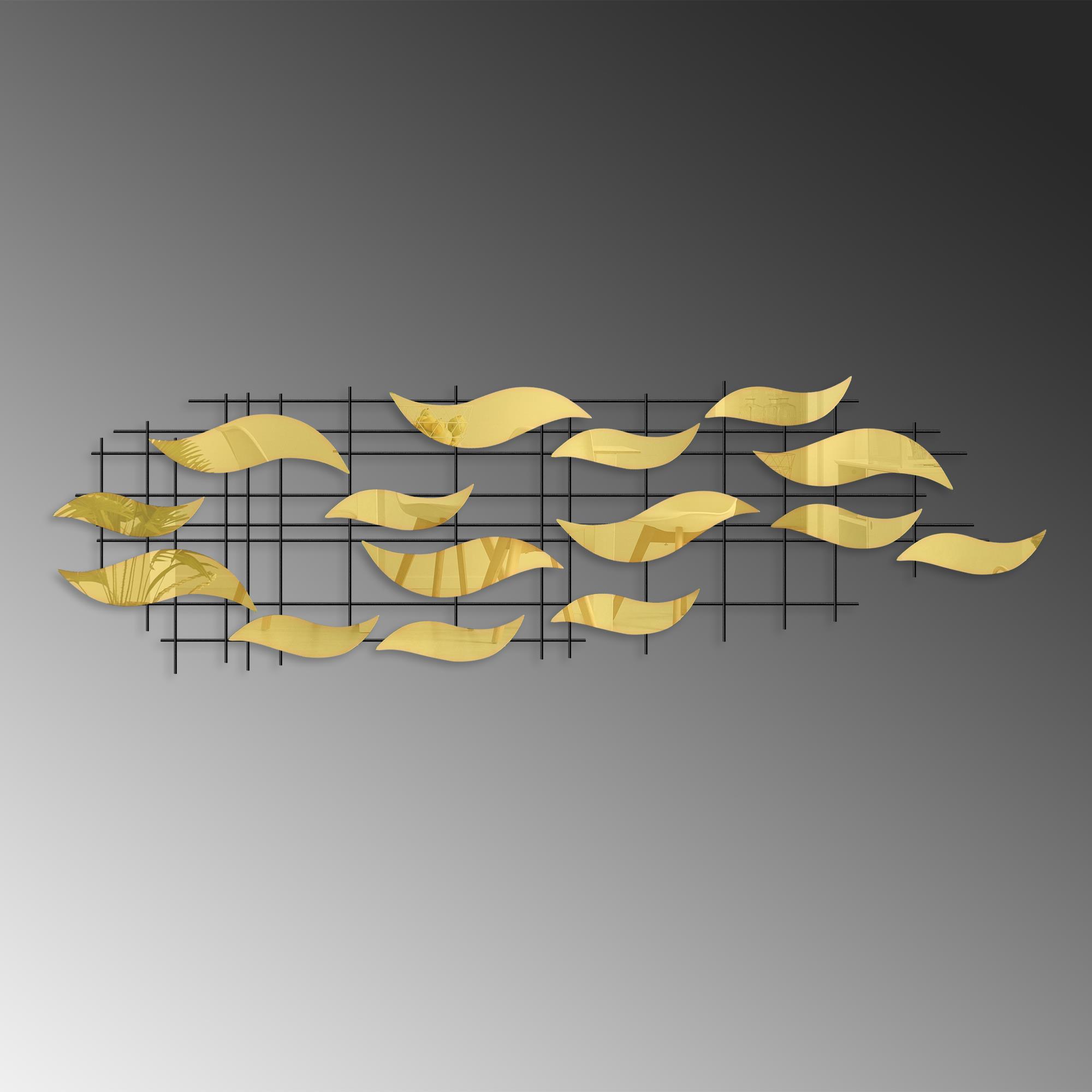 Metal Duvar Panoları Gold Bys-125