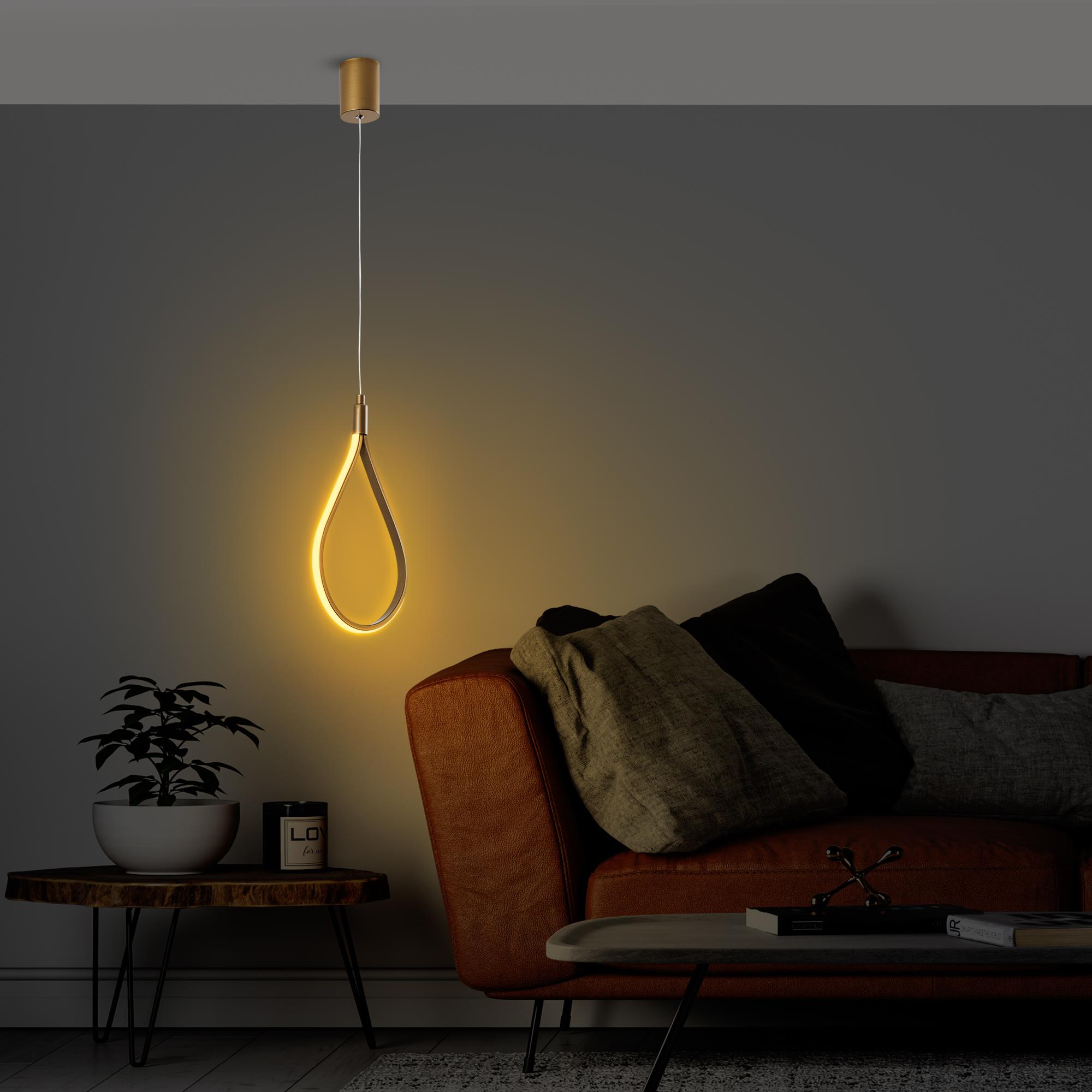 LedLi Sarkıt Parlak Gold Damla-13538