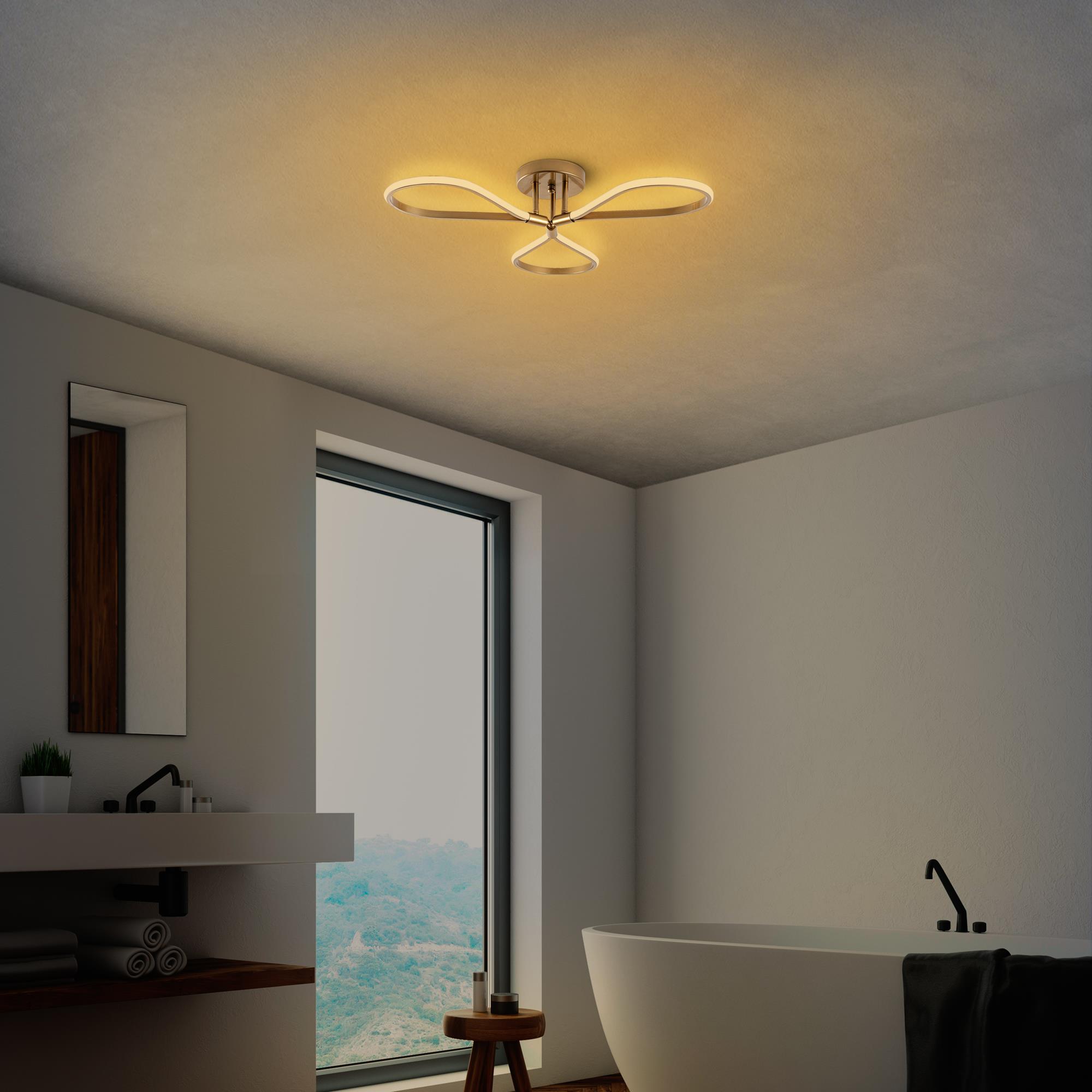 LedLi Avize Parlak Gold Damla-13542