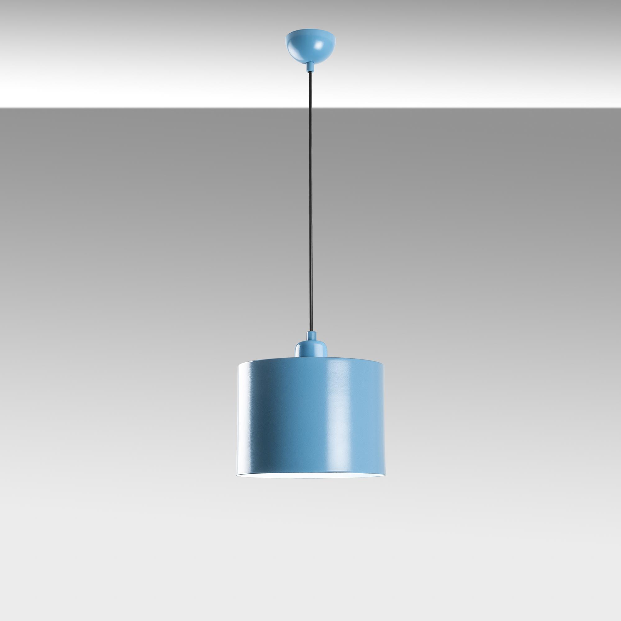 Metal Sıvama Tekli Sarkıt Pütürlü Siyah Duz-195Lıghtblue-1