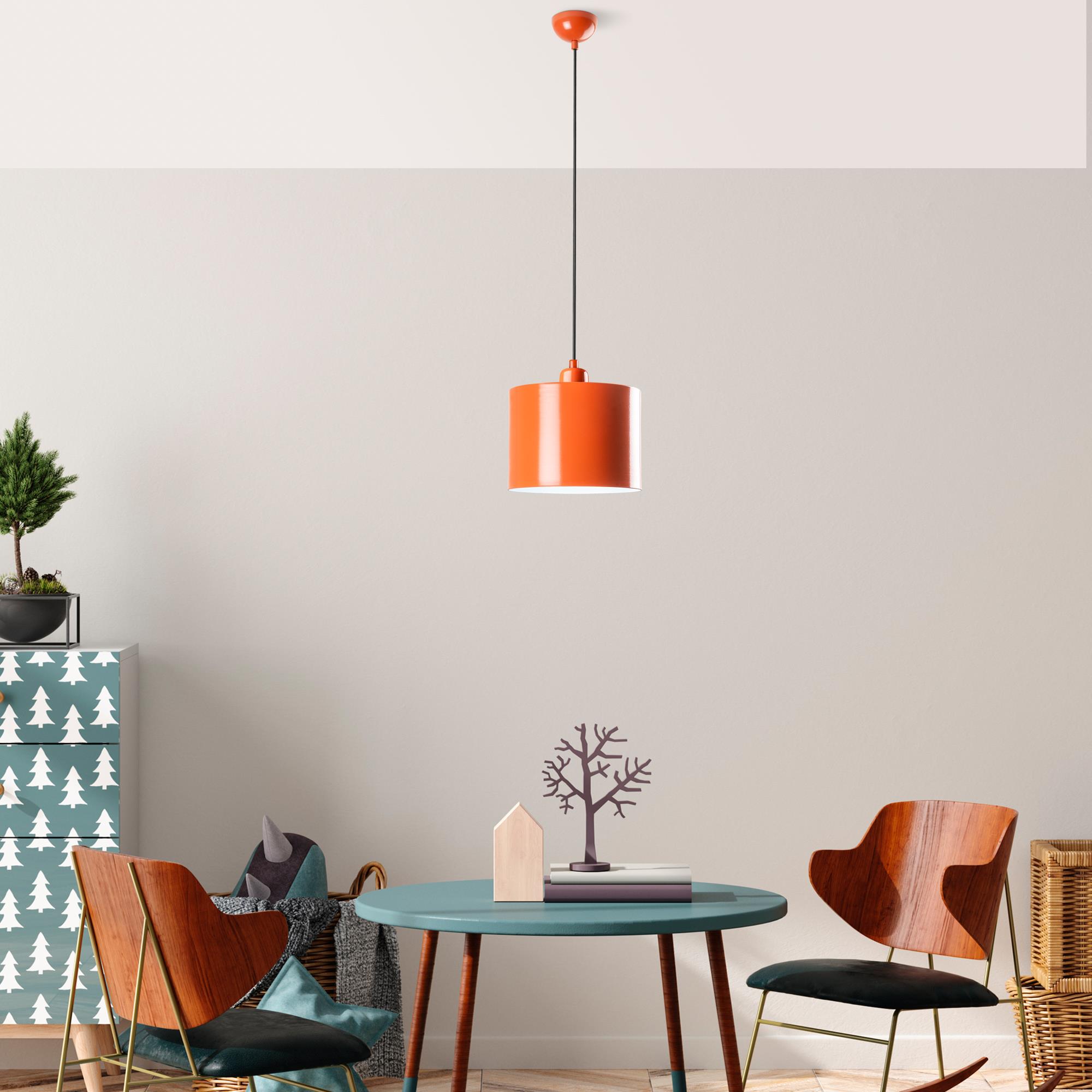 Metal Sıvama Tekli Sarkıt Pütürlü Siyah Duz-195Orange-1