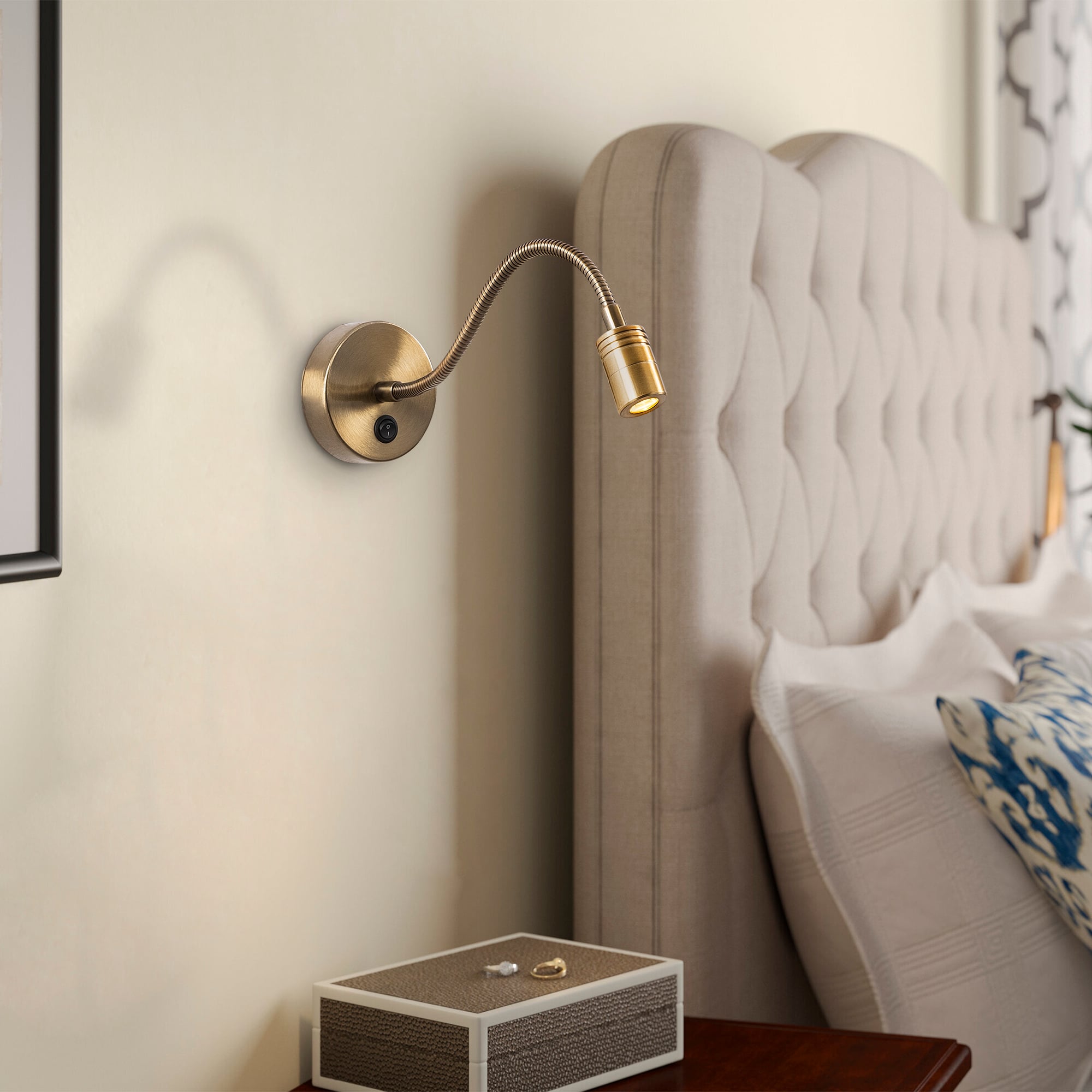 LedLi Okuma Lambası Parlak Gold Readıng-Nuw-3242