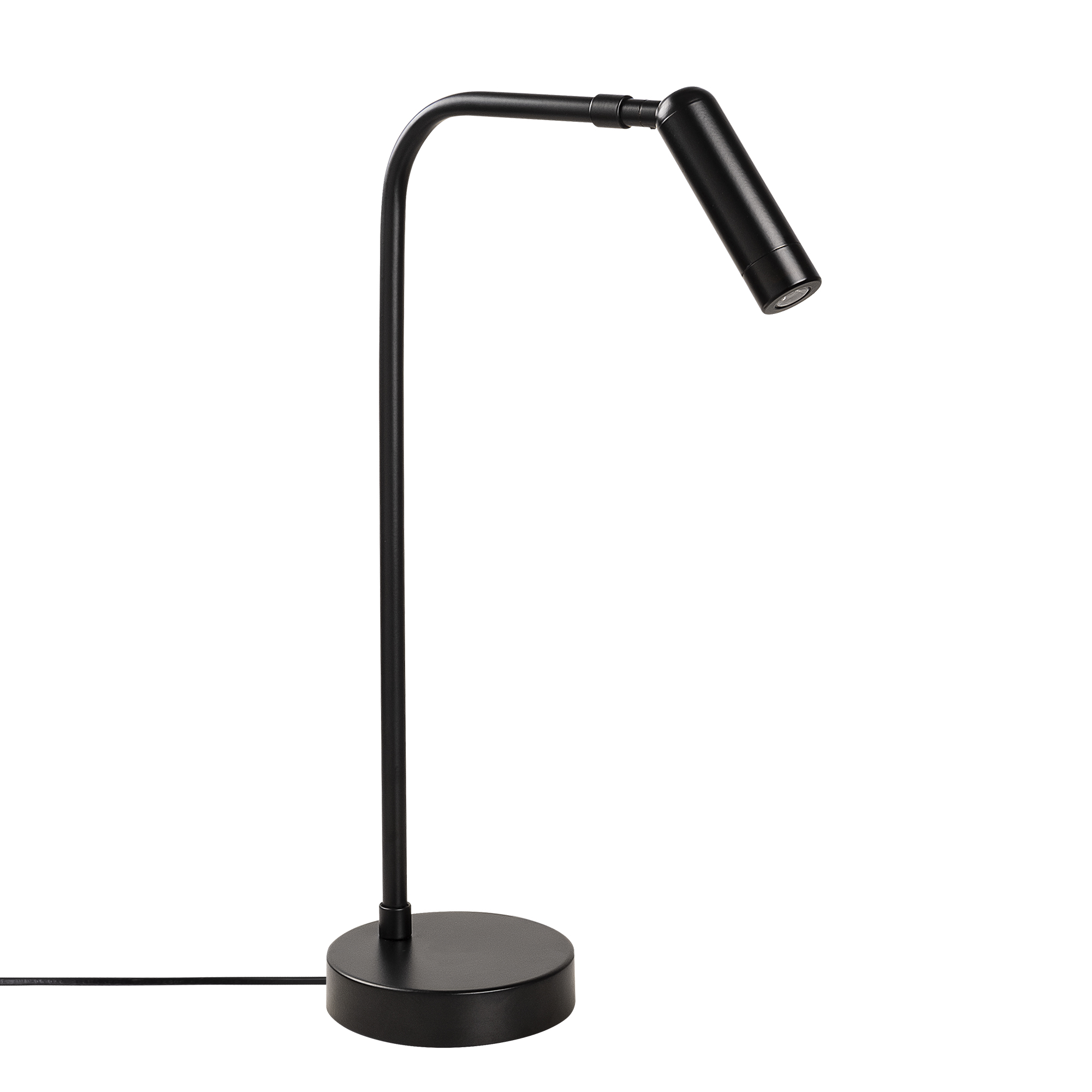 LedLi Okuma Lambası Pütürlü Siyah Ugur-6046