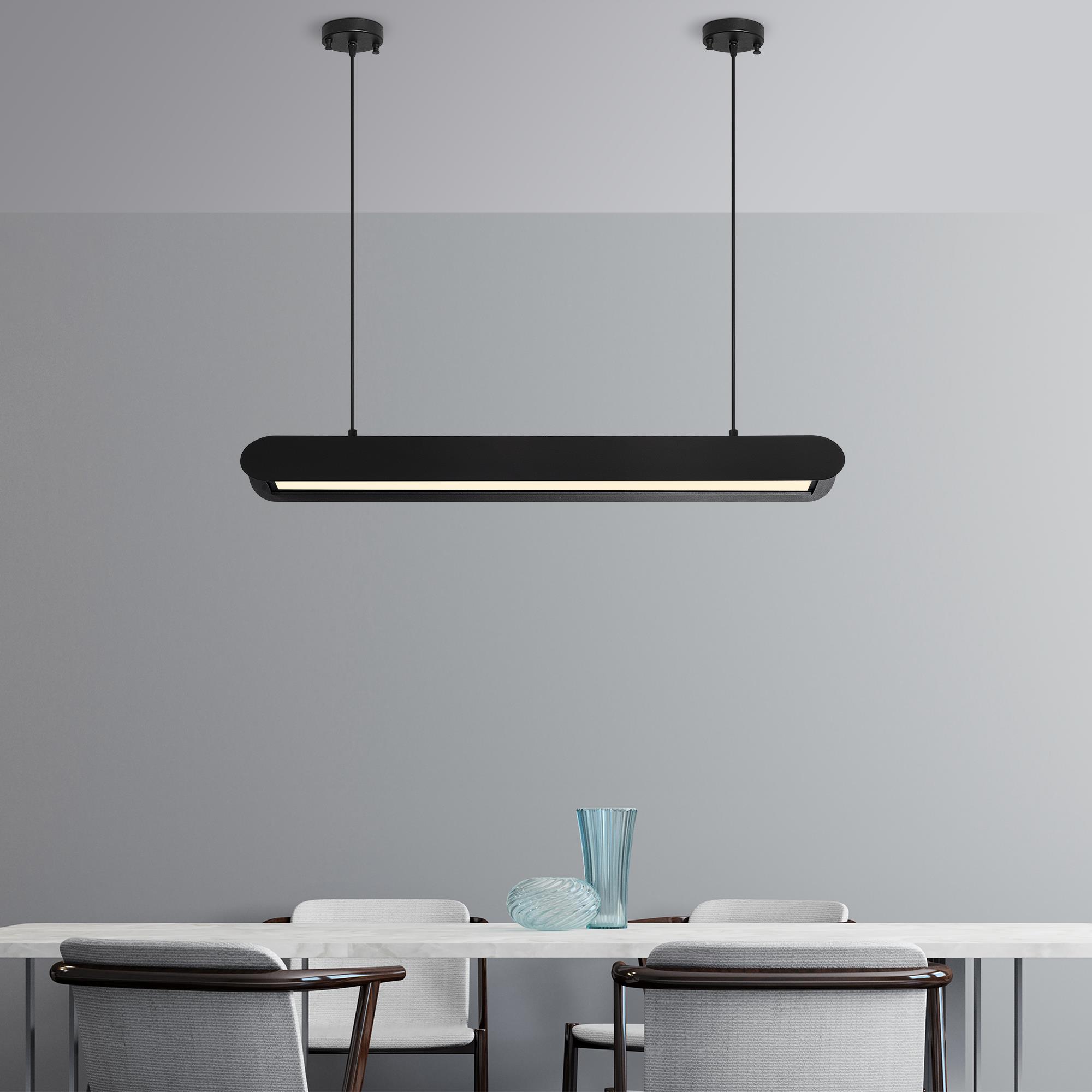 LedLi Linear Sarkıt Pütürlü Siyah Ens-13456