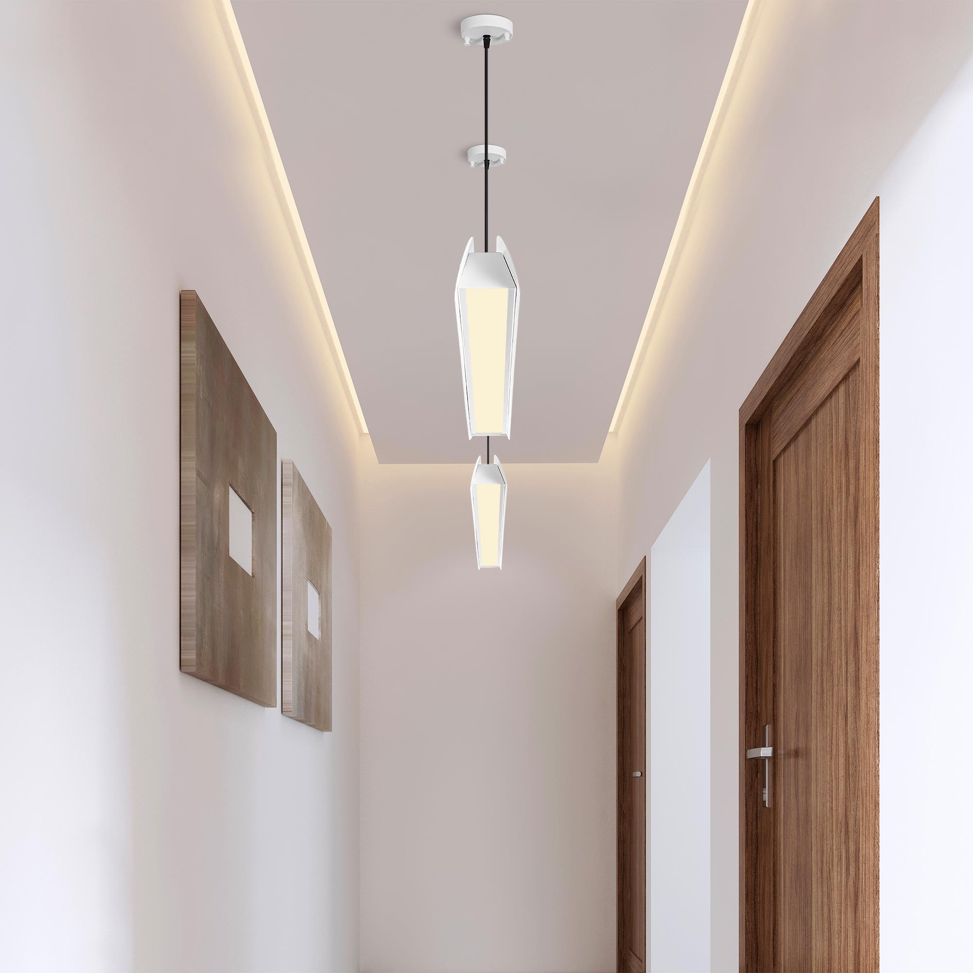 LedLi Linear Sarkıt Pütürlü Beyaz Ens-13457