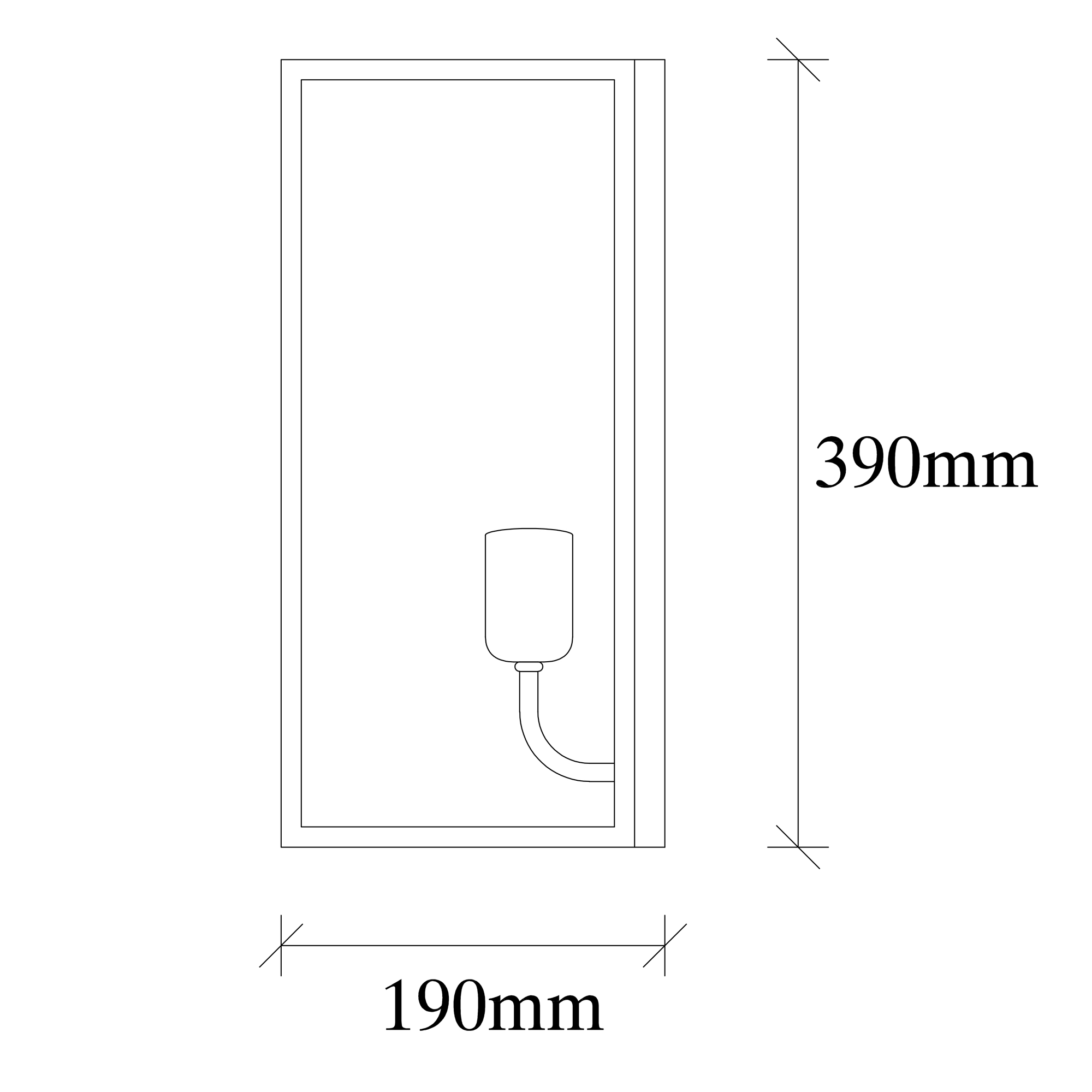 Metal Tekli Aplik Pütürlü Siyah Kafes-5571