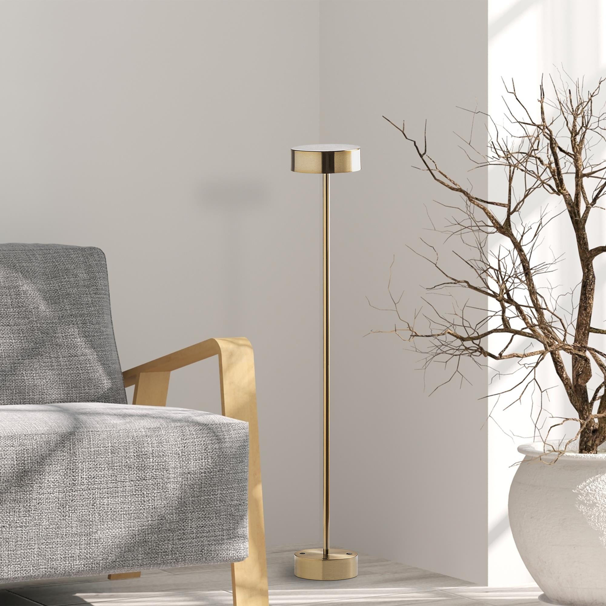 LedLi Şarjlı Lambader Parlak Gold Keyf-13401