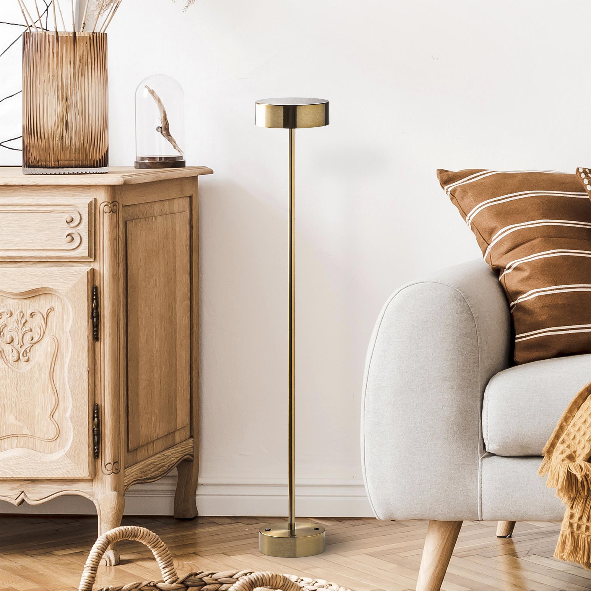 LedLi Şarjlı Lambader Parlak Gold Keyf-13401