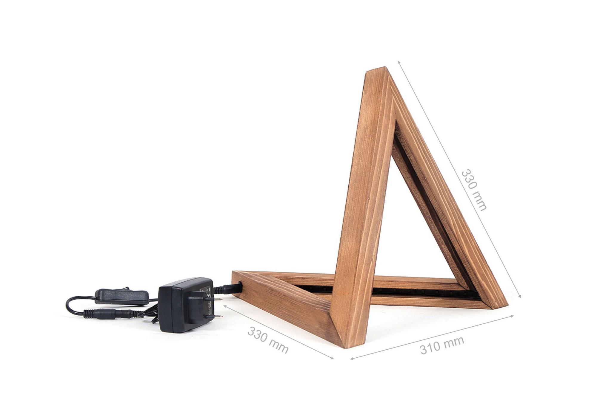 LedLi Ahşap Masa Lambası Natural Ahşap Knled-Kn01