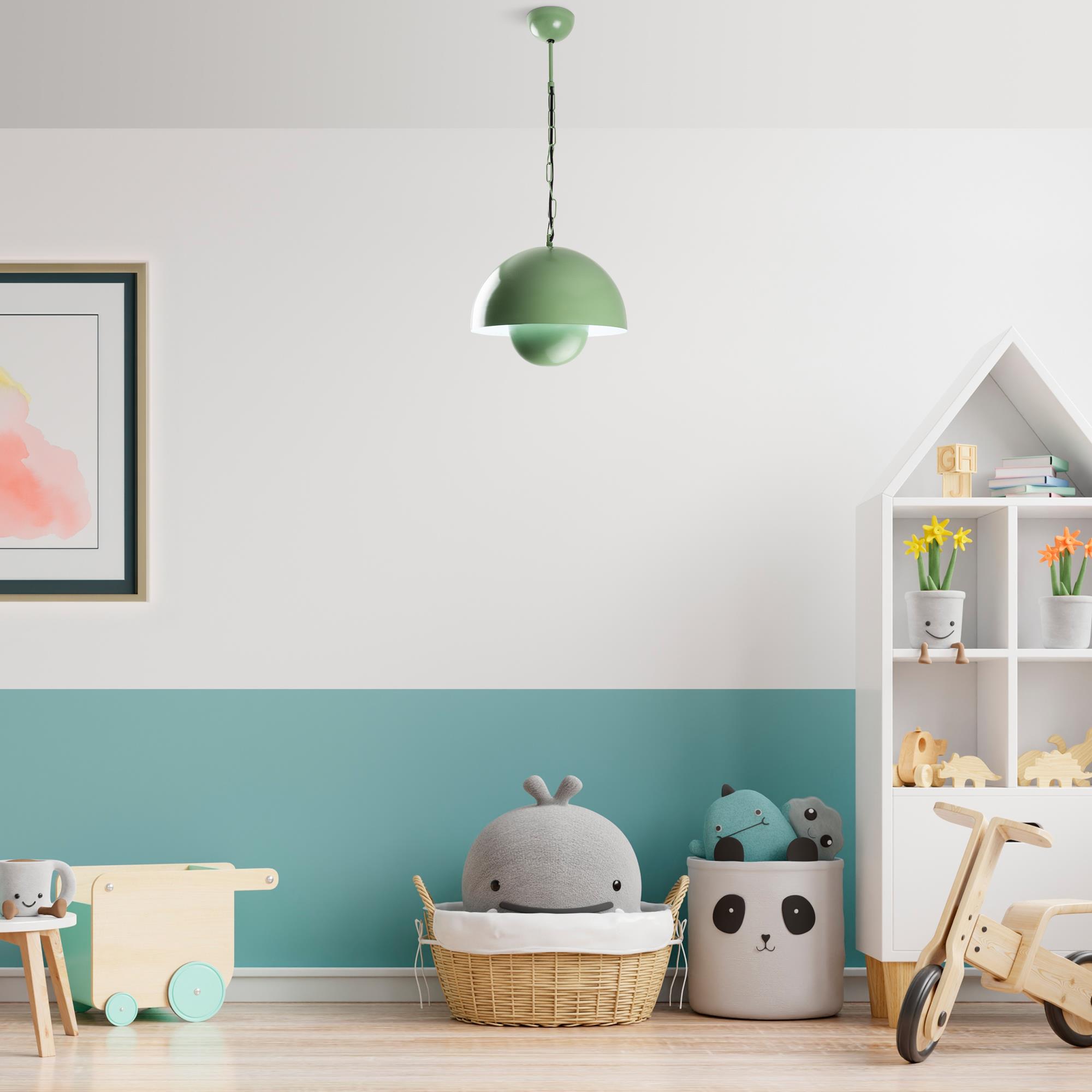 Metal Sıvama Tekli Sarkıt Green Kure-30-15-Nus-2676-Mınt