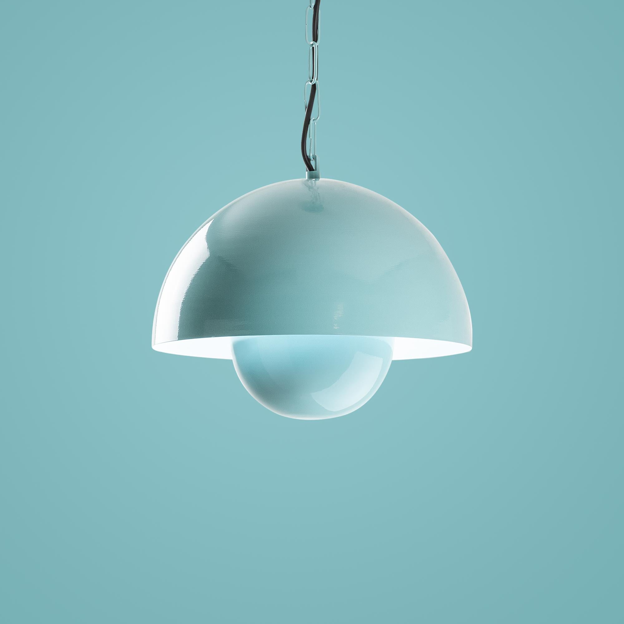 Metal Sıvama Tekli Sarkıt Turquoise Kure-30-15-Nus-2676-Turquoıse