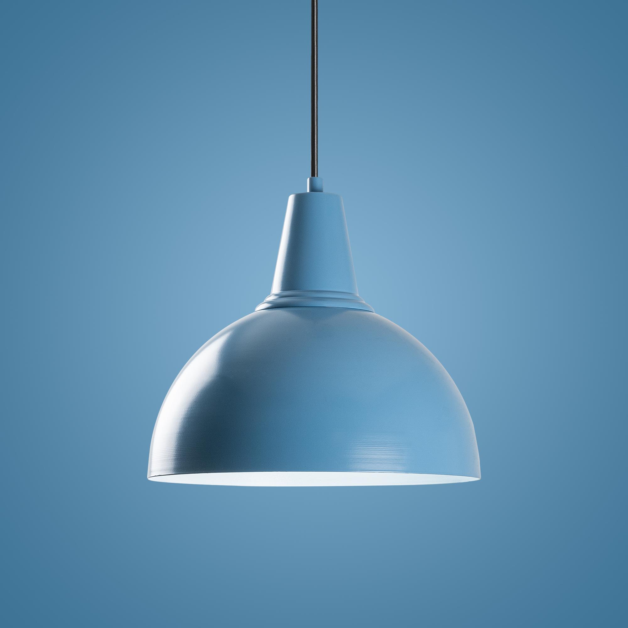 Metal Sıvama Tekli Sarkıt Mavi Kure-30-Nus-2451-Lıghtblue