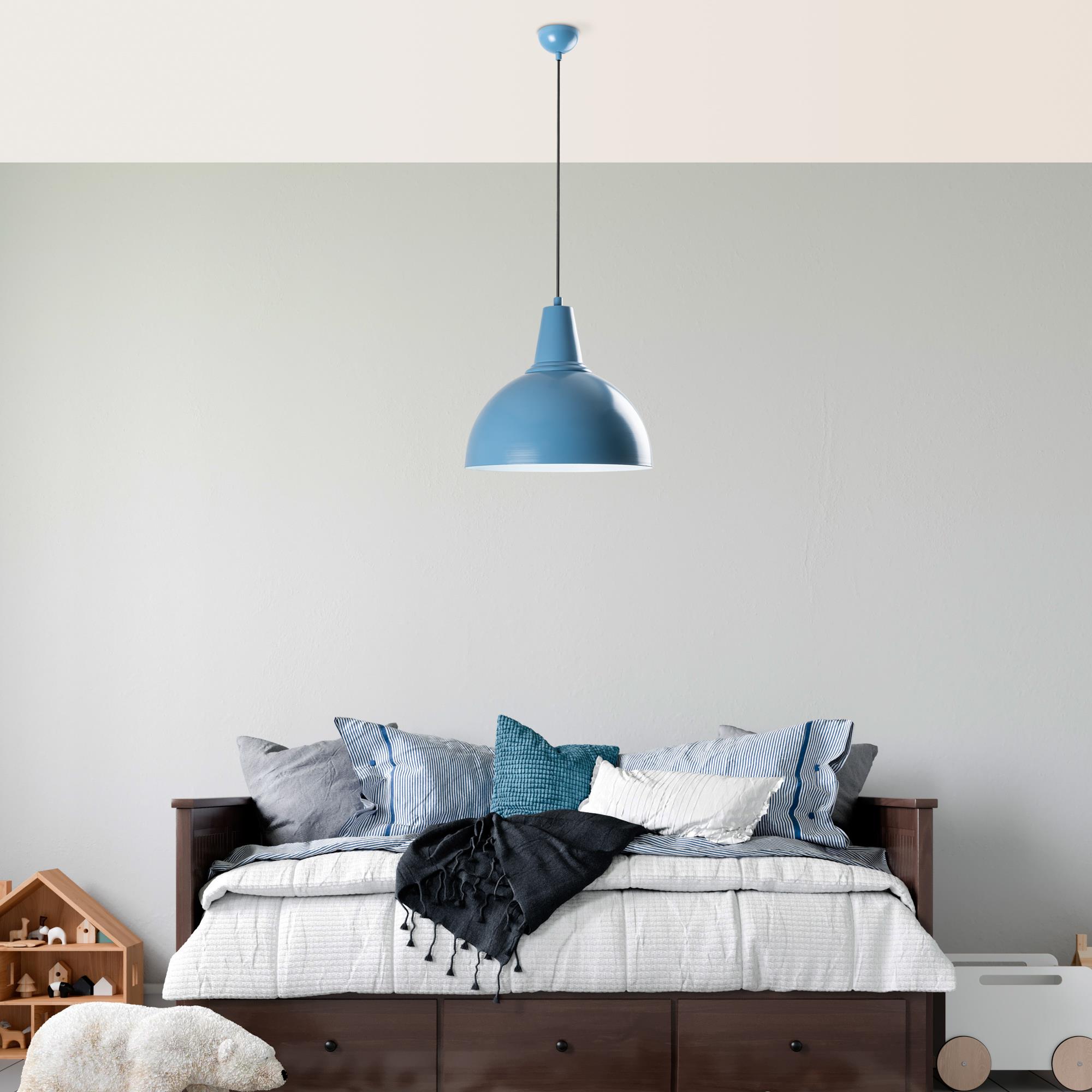 Metal Sıvama Tekli Sarkıt Mavi Kure-30-Nus-2451-Lıghtblue