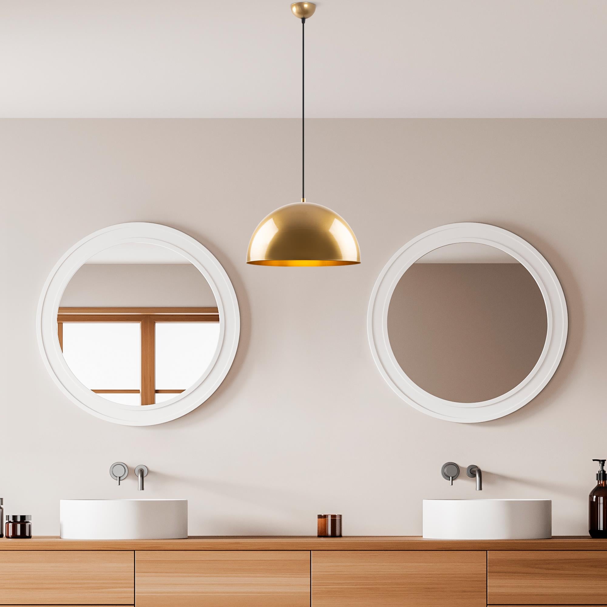 Metal Sıvama Tekli Sarkıt Parlak Gold Kure-40-Mr-722-1