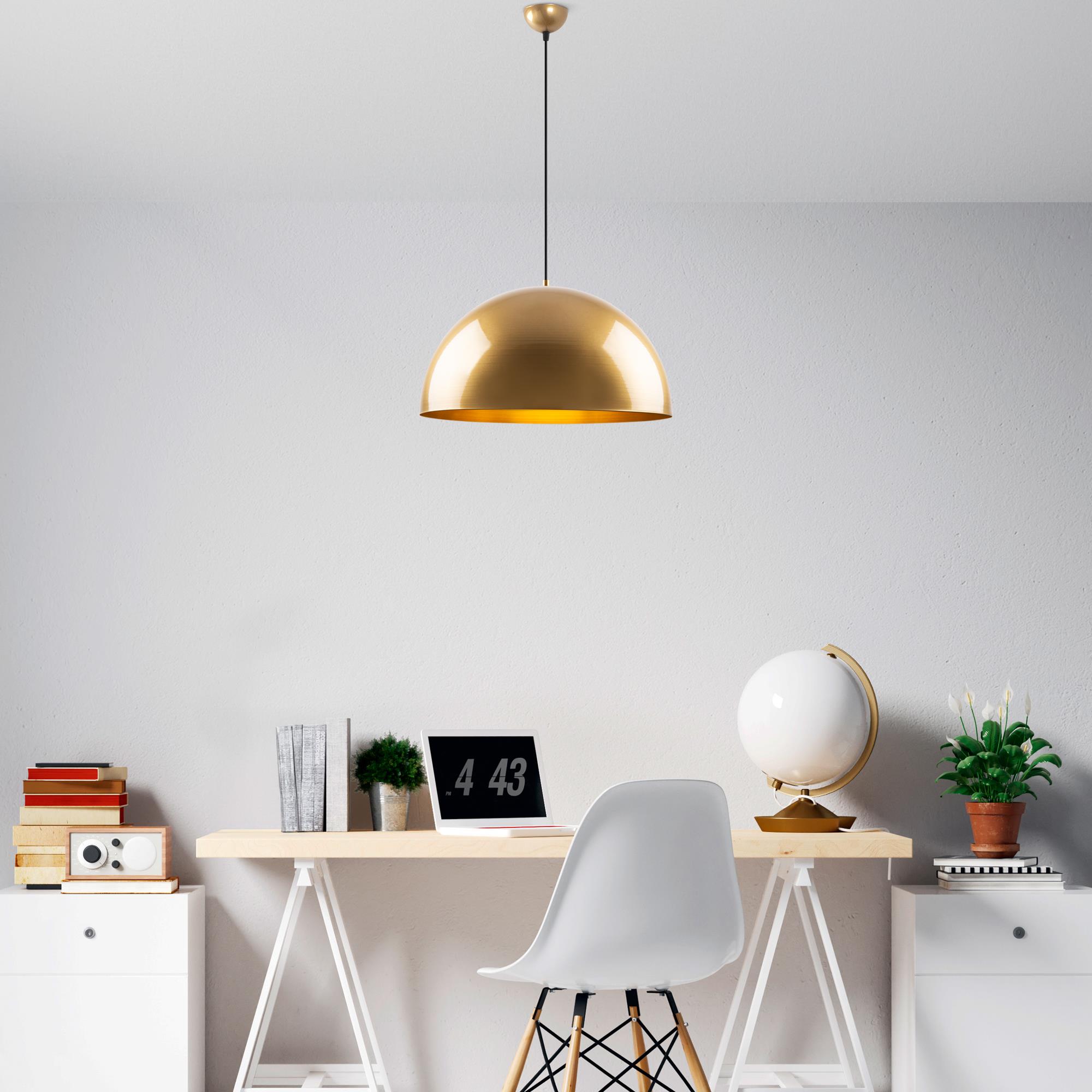 Metal Sıvama Tekli Sarkıt Parlak Gold Kure-50-Mr-723-1