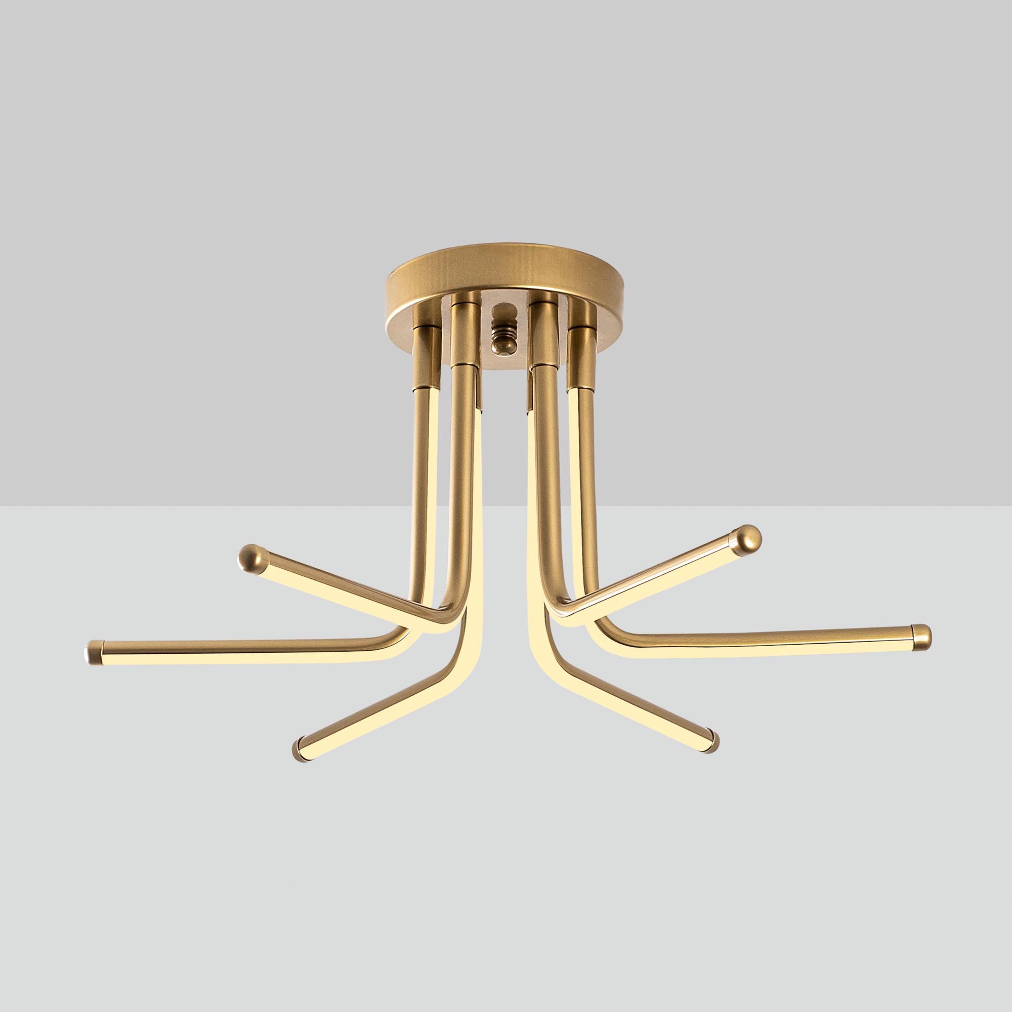 LedLi Avize Parlak Gold Leddaısy-13675