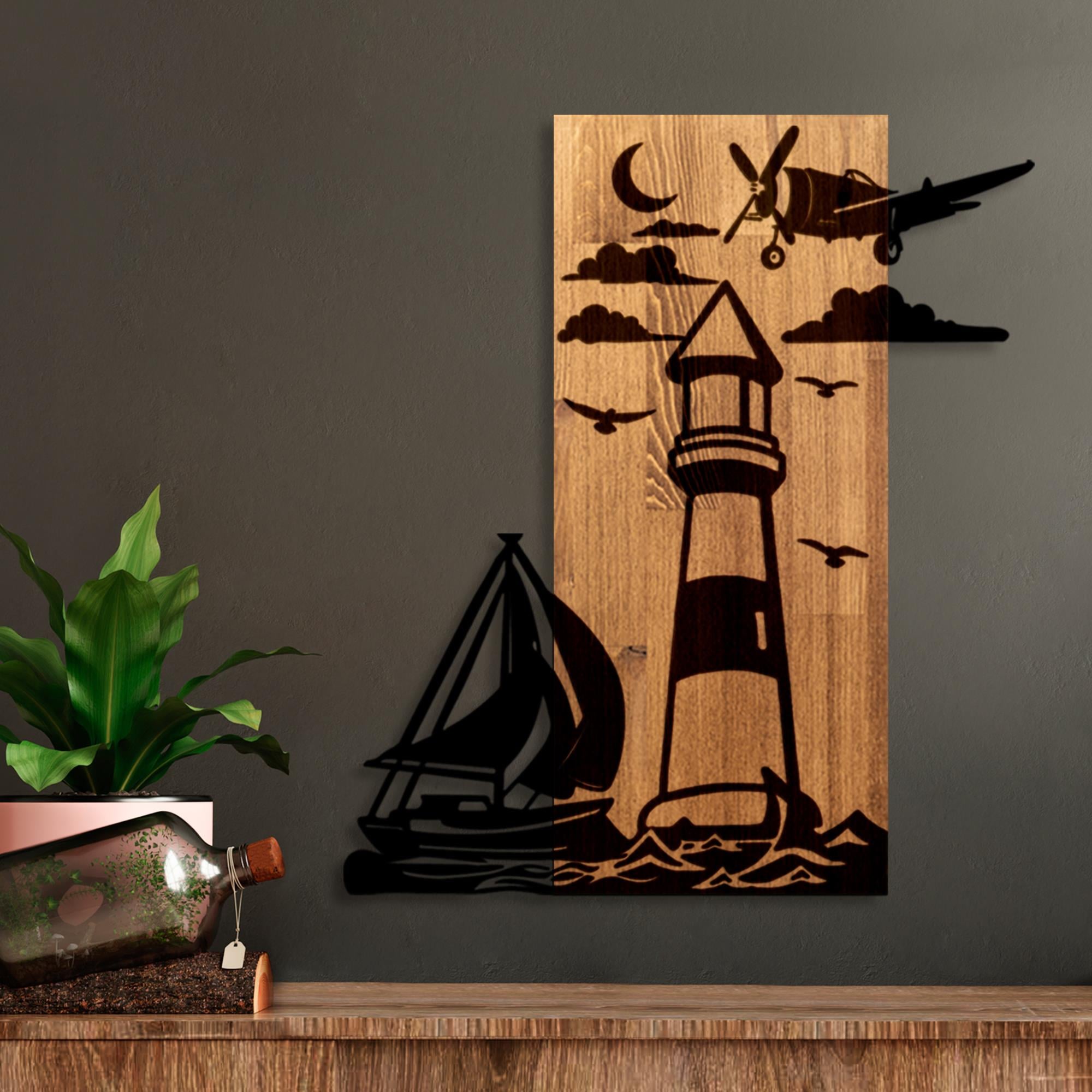 Metal Ahşap Duvar Panoları Ma-448
