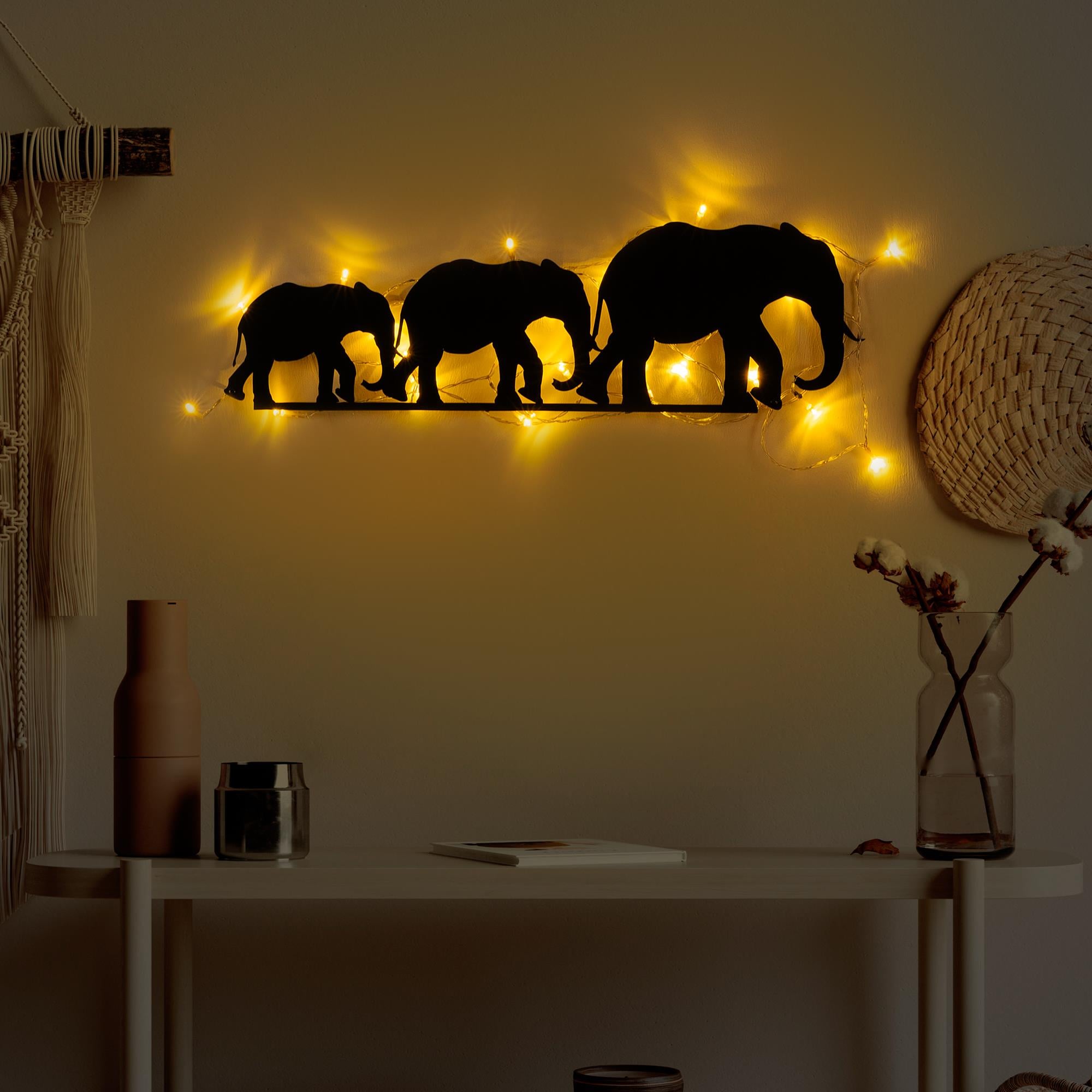 Duvar Aydınlatması Pütürlü Siyah Metal-070-Led