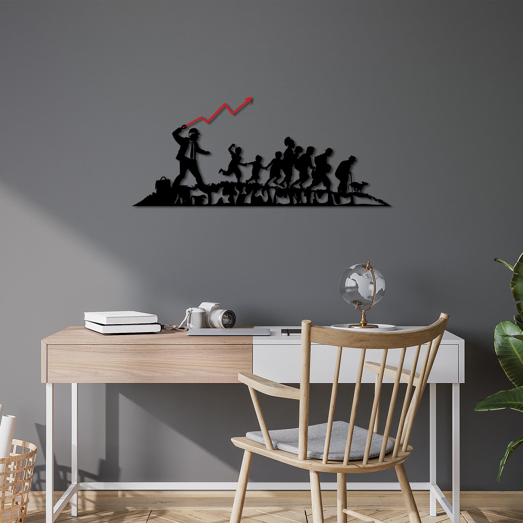 Metal Duvar Dekorları Model-422