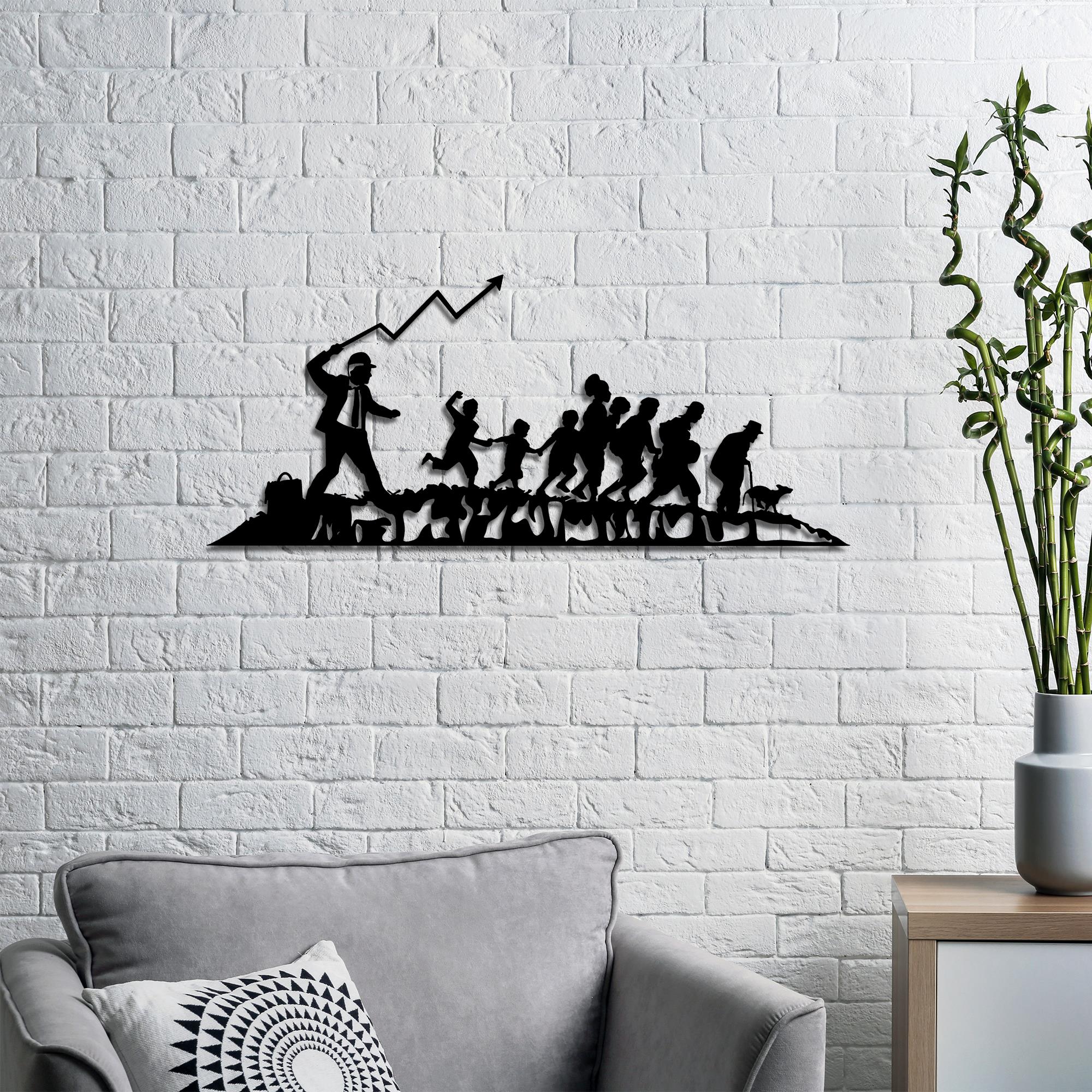 Metal Duvar Dekorları Model-423