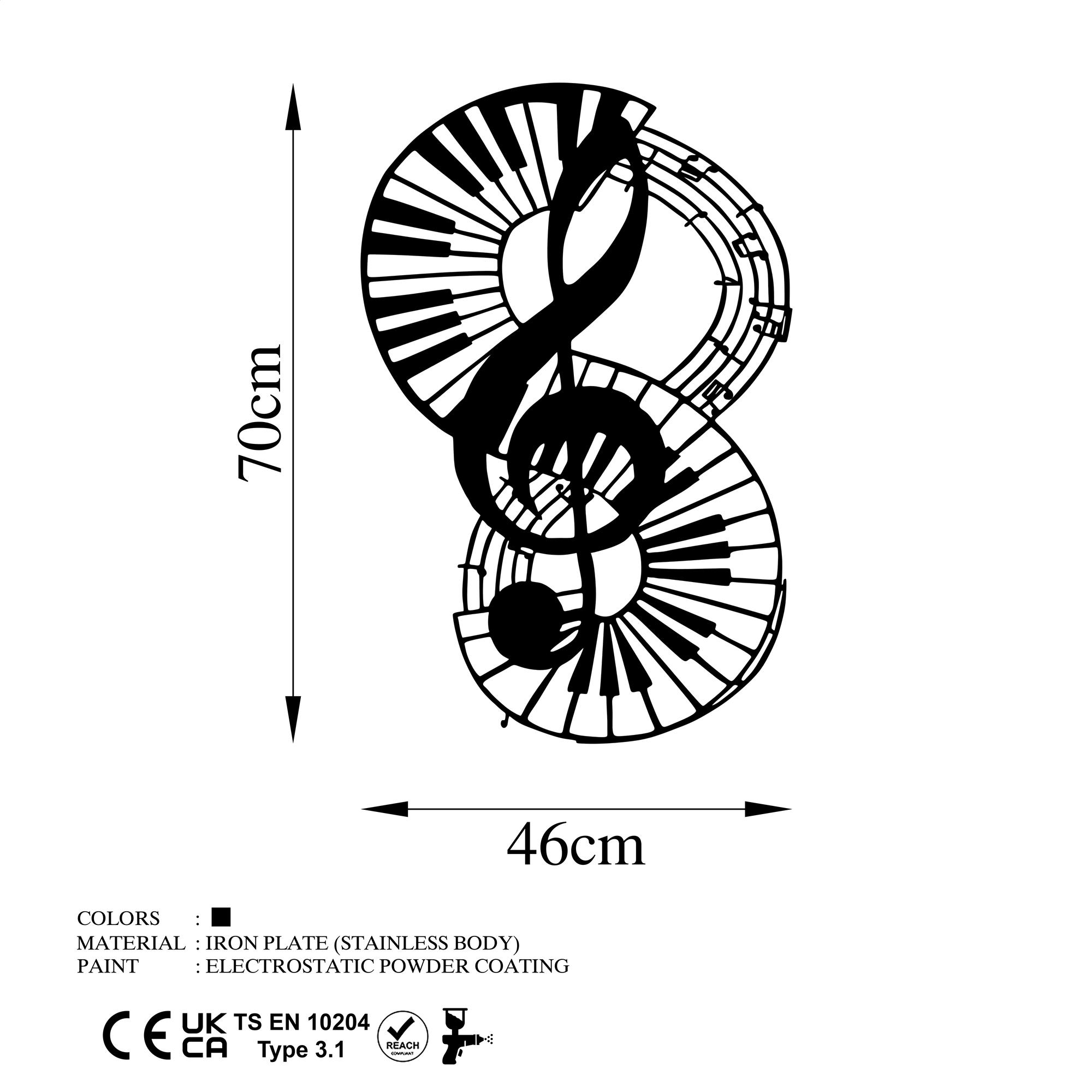 Metal Duvar Dekorları Model-576