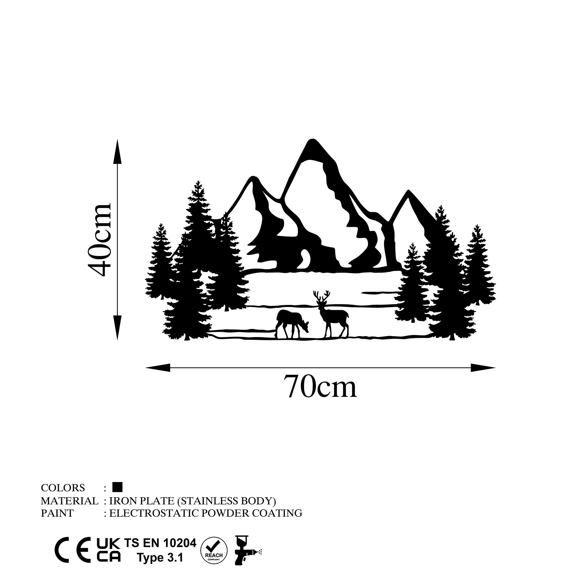 Metal Duvar Dekorları Model-579