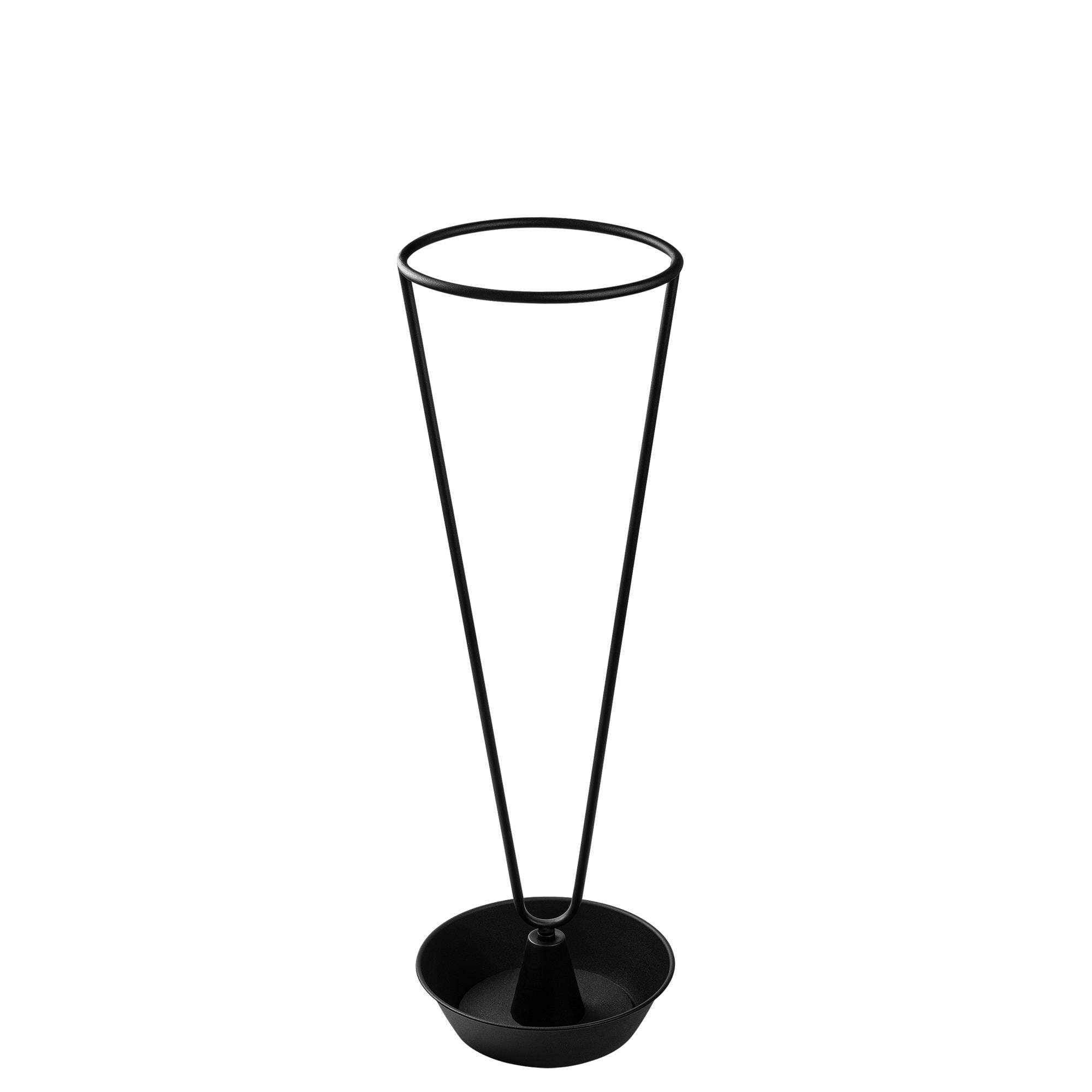 Mat Siyah Metal Şemsiyelik 70 cm Minimal Dekoratif Ofis Kapı Önü Standı,SMS-006-A