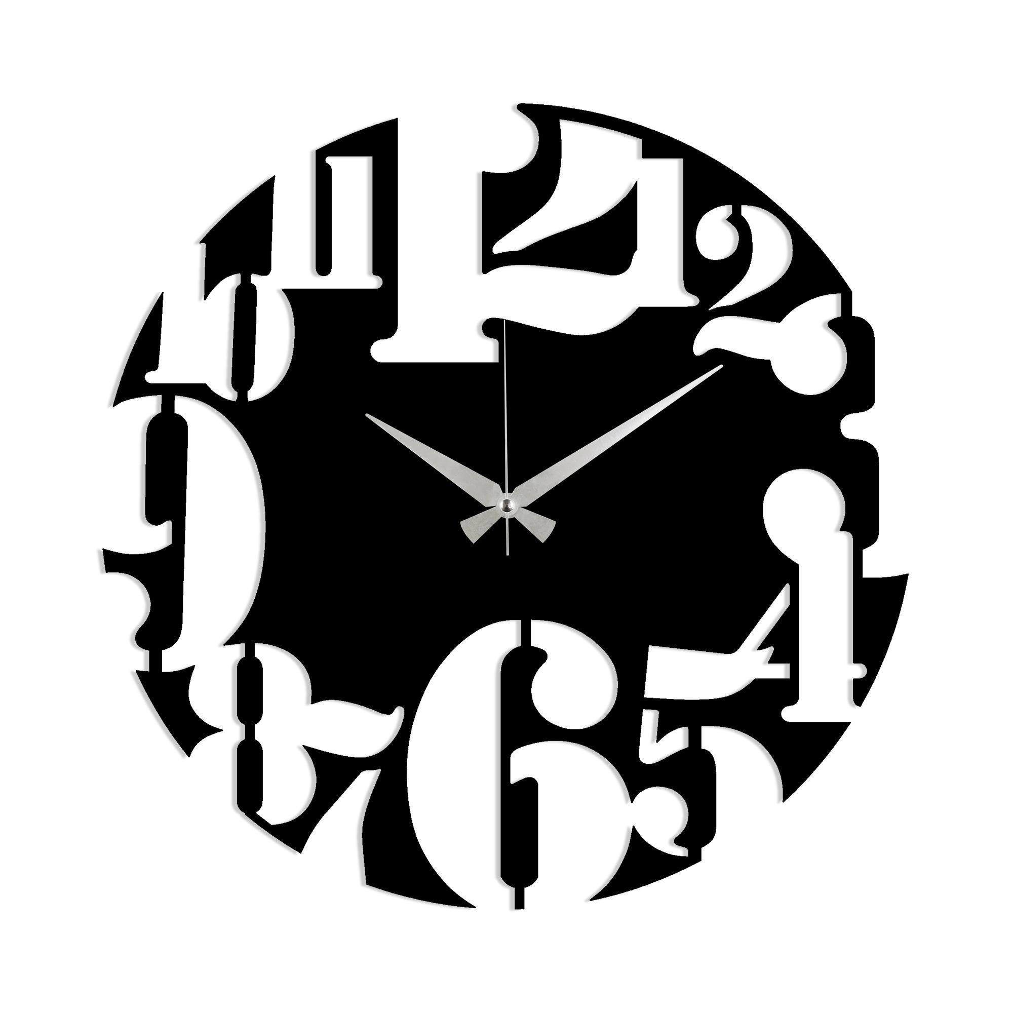 Metal Duvar Dekorları Watch-001