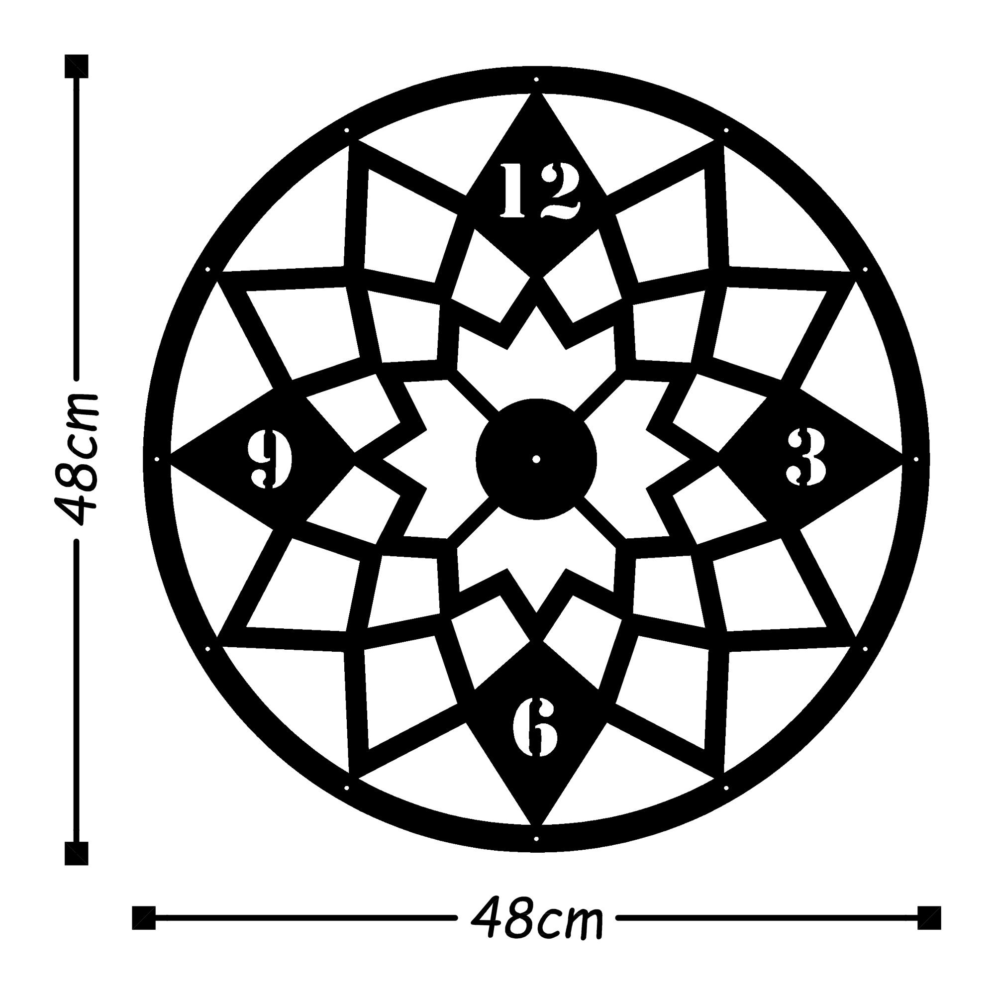Metal Duvar Dekorları Watch-019