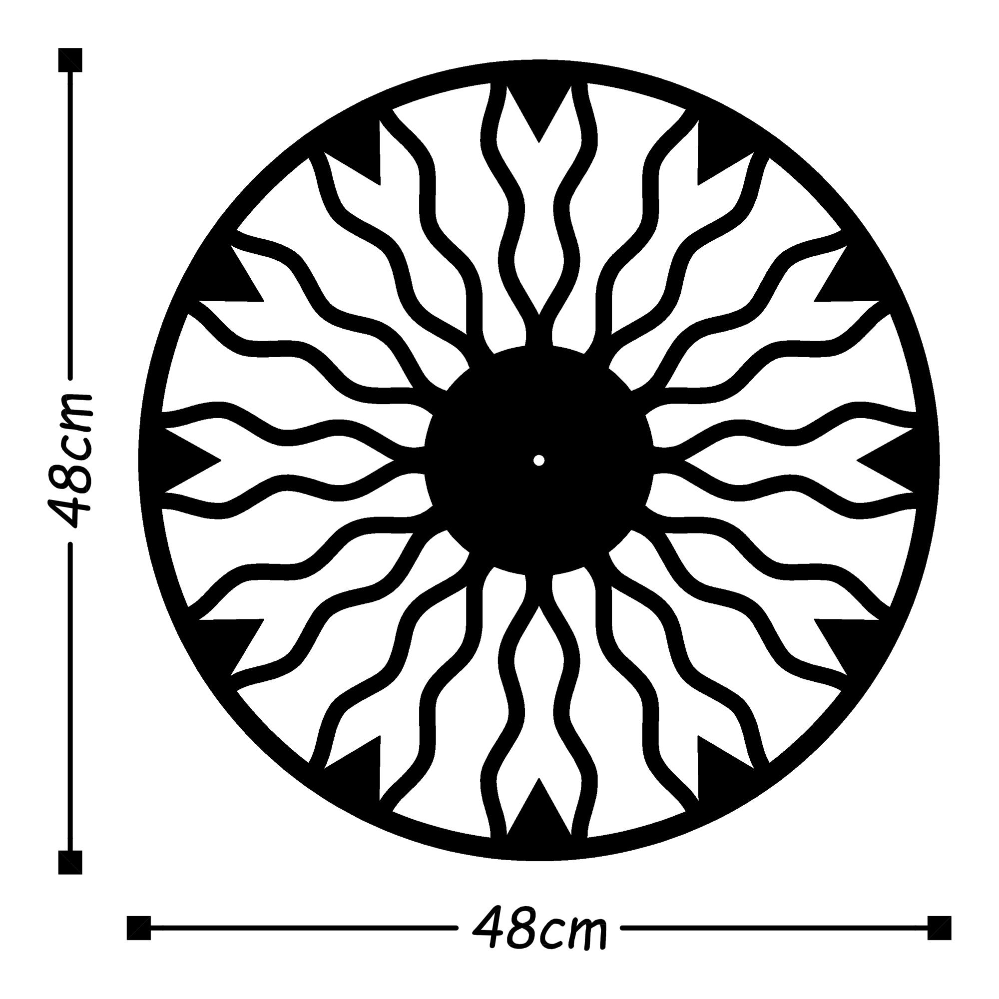 Metal Duvar Dekorları Watch-021-A