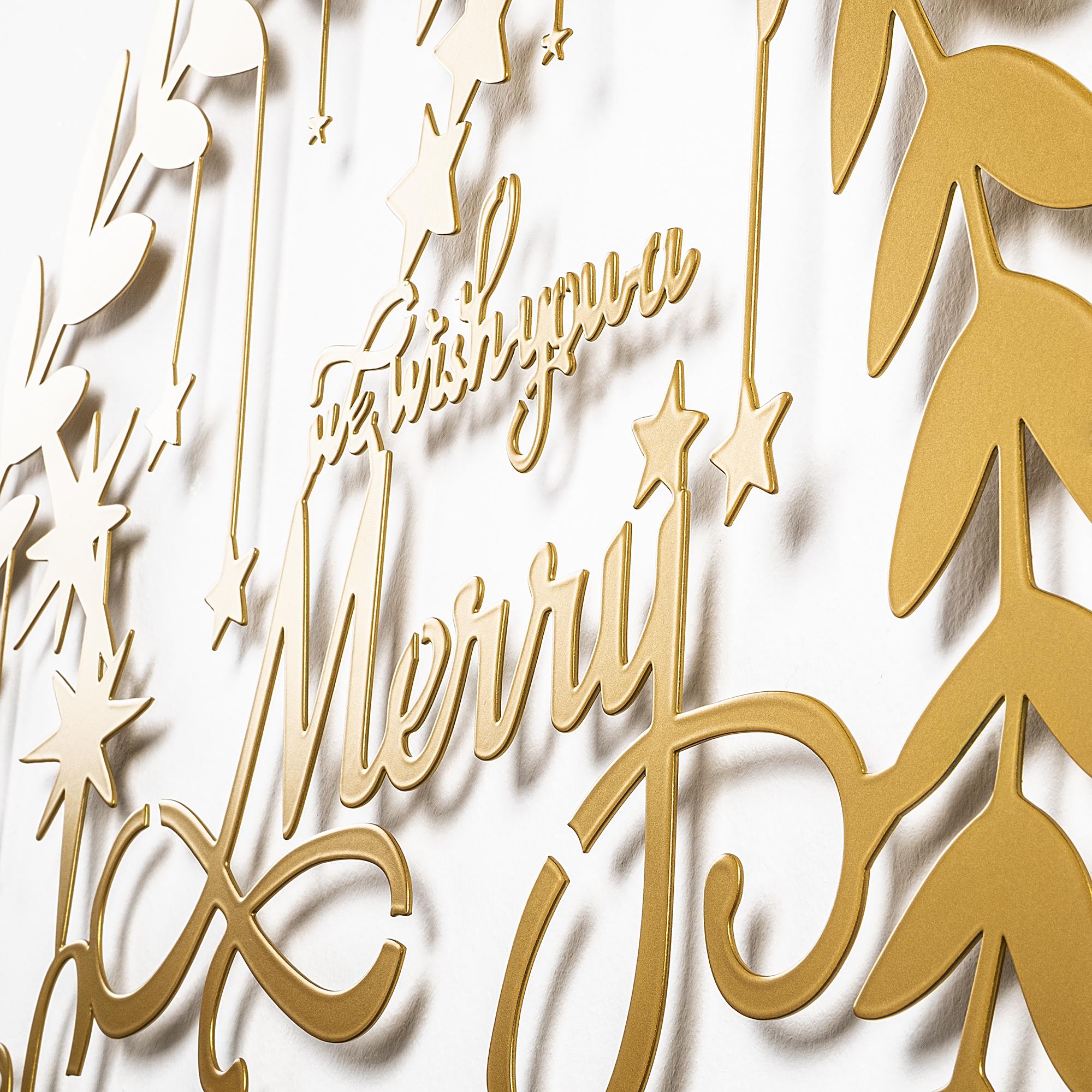 Xmas-010-A Duvar Aydınlatması Gold Model-Xmas-010-A