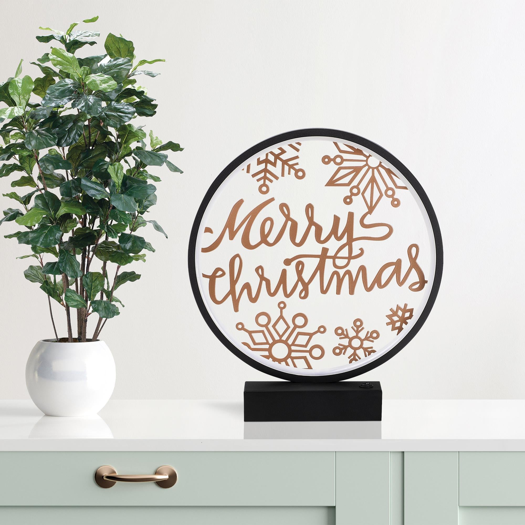 Masa Aydınlatması Pütürlü Siyah Bakır Boya Xmas-037