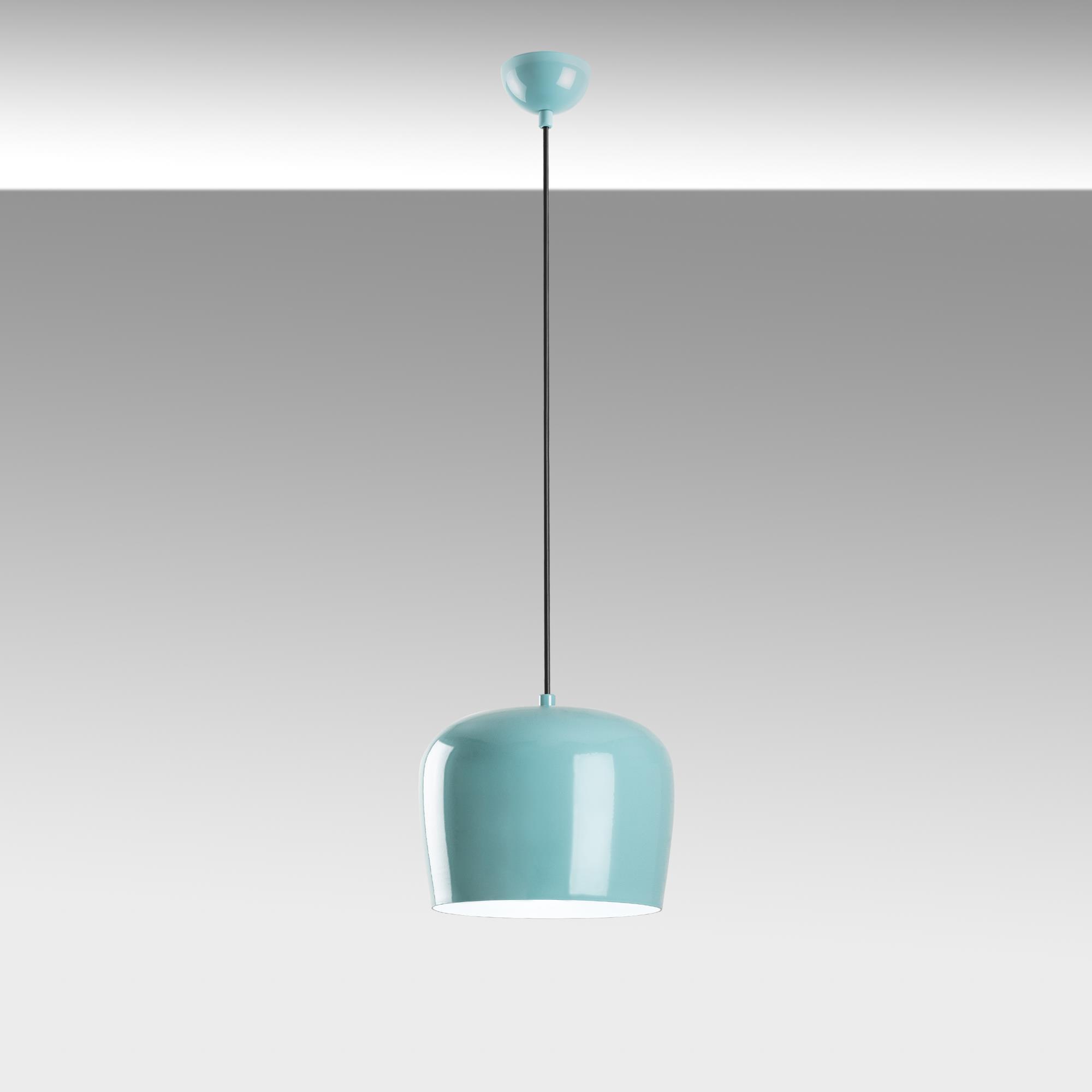 Metal Sıvama Tekli Sarkıt Turkuaz Beyaz Yozgat-N-1409-Turquoıse