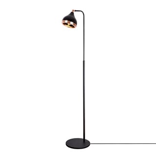Metal Sıvama Tekli Lambader Parlak Siyah Yıldo-Uzun-M-Nt-146
