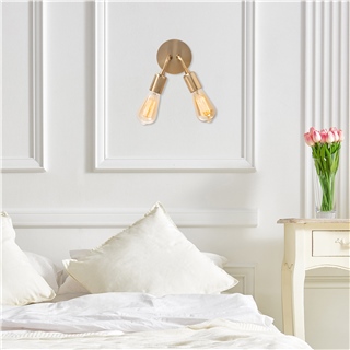 Rustik 2Li Aplik Parlak Gold Harput-N-1332
