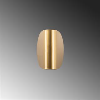 Modern Ledli Aplik Parlak Gold Ambiyans Tekli Duvar Led Aydınlatma, 3000K Sarı Işık HEYBE-13624