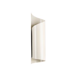 Kıvrık Modern Tekli Metal Aplik 35cm Parlak Krem, Rustik Dekoratif Duvar Lambası KIVRIK-012