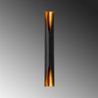 Vega Çift Yönlü Metal Tekli Aplik Siyah, Modern Tasarım Duvar Lambası VEGA-15366